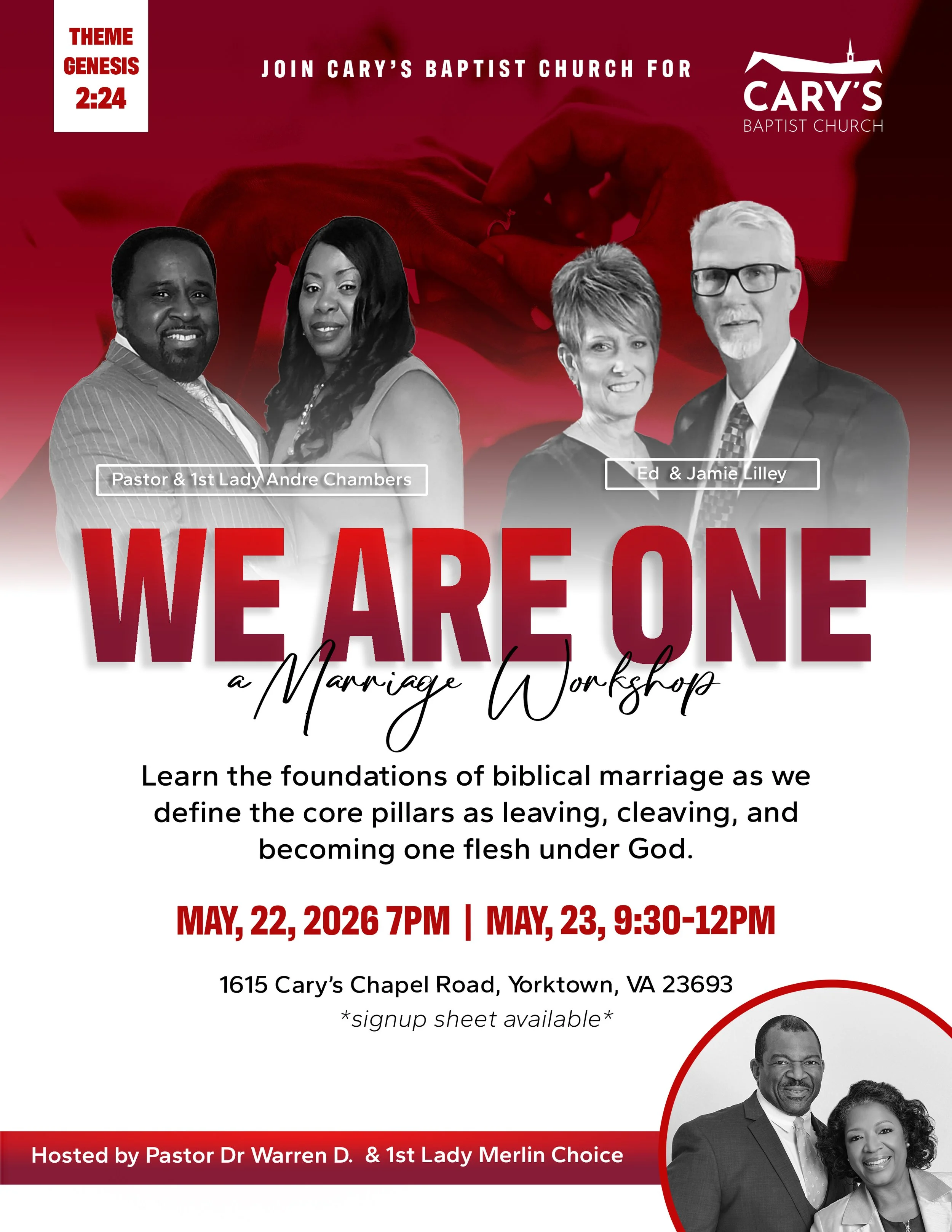 WE ARE ONE (A marriage workshop)