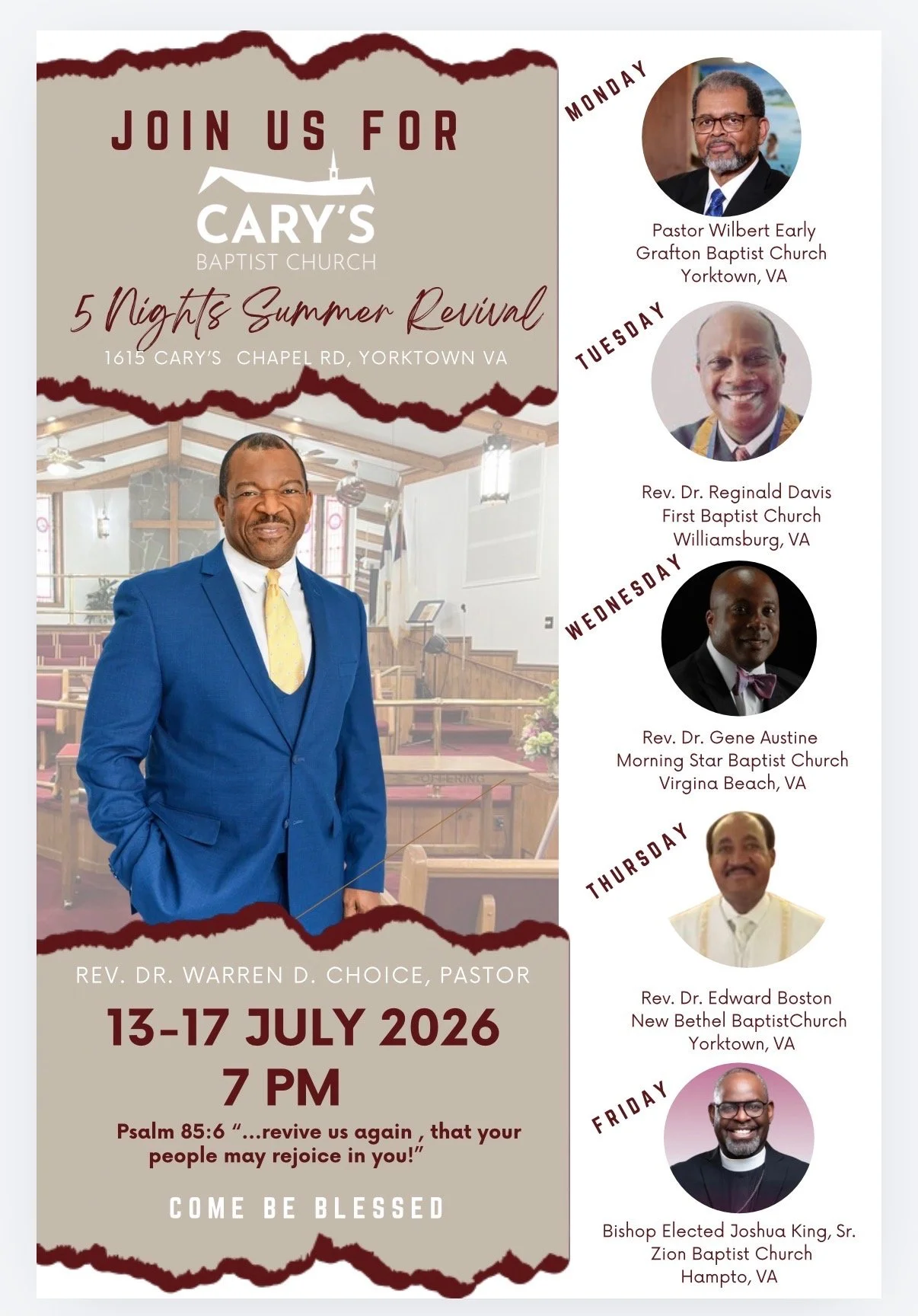 5 Nights Summer Revival