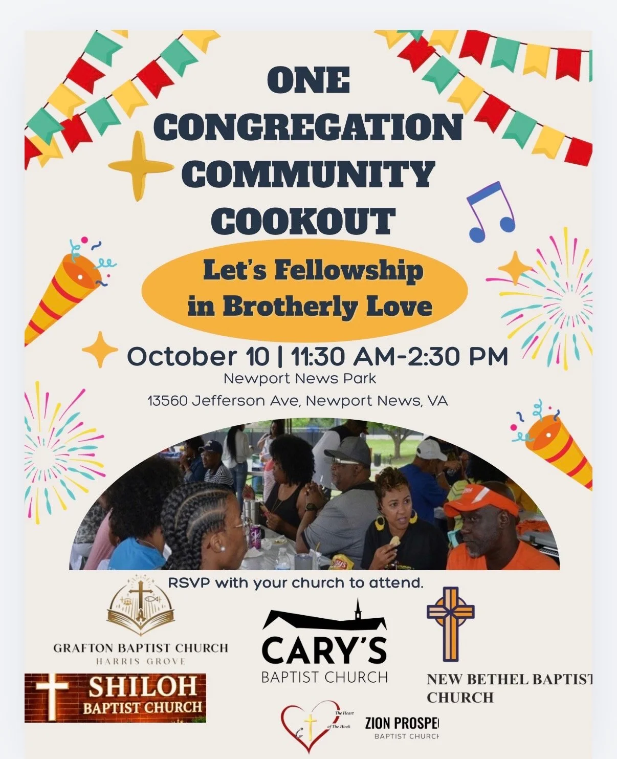 ONE CONGREGATION COMMUNITY COOKOUT