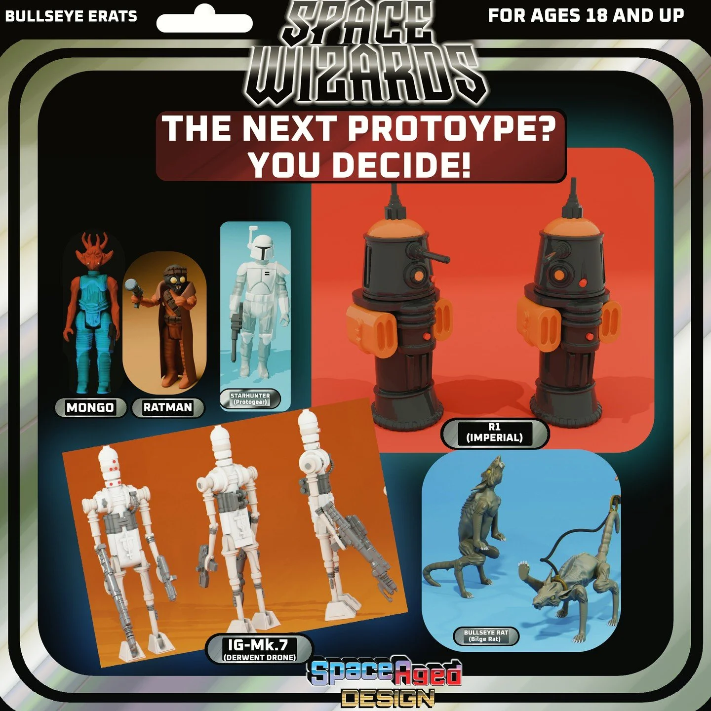 𝐓𝐇𝐄 𝐍𝐄𝐗𝐓 𝐏𝐑𝐎𝐓𝐎𝐓𝐘𝐏𝐄? 𝐘𝐨𝐮 𝐝𝐞𝐜𝐢𝐝𝐞! (Comment which you'd like next!)

3D Pre-Production Sculpts from the Space Wizards Collection!

𝐖𝐨𝐰 𝐚𝐧𝐝 𝐭𝐡𝐚𝐧𝐤 𝐲𝐨𝐮! That's all I can say. I didn't expect the M-3PX prototypes to se