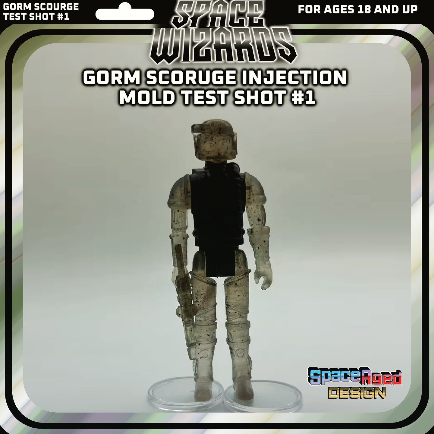 𝐆𝐎𝐑𝐌 𝐒𝐂𝐎𝐔𝐑𝐆𝐄 (𝐂𝐲𝐛𝐨𝐫𝐠 𝐁𝐨𝐮𝐧𝐭𝐲 𝐇𝐮𝐧𝐭𝐞𝐫) 𝐈𝐧𝐣𝐞𝐜𝐭𝐢𝐨𝐧 𝐌𝐨𝐥𝐝𝐞𝐝 𝐓𝐞𝐬𝐭 𝐒𝐡𝐨𝐭 #𝟏!

He's coming fast: My custom Gorm the Dissolver inspired action figure, "GORM SCOURGE", in vintage Kenner Star Wars styl