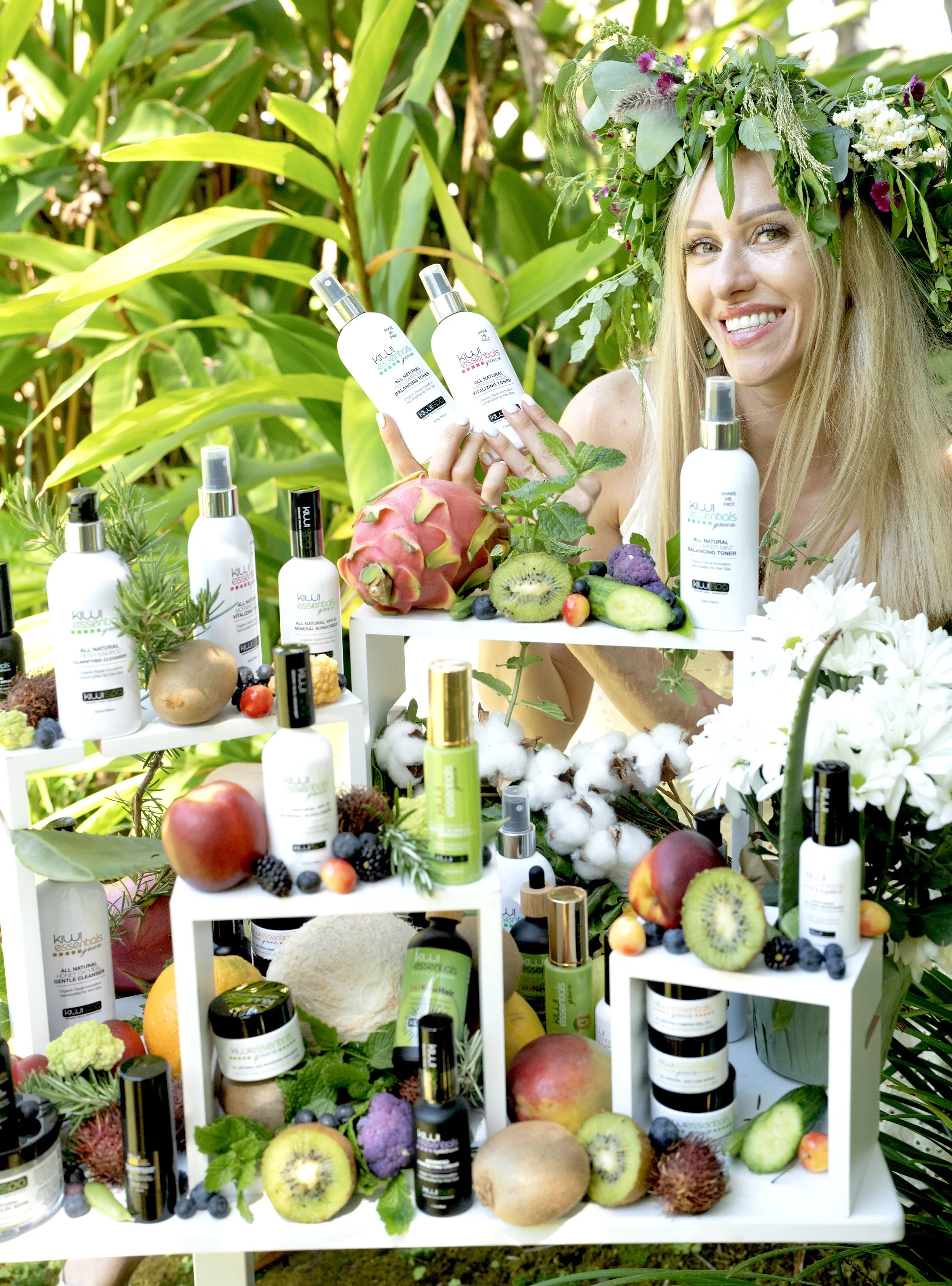 All natural vegan skincare at Kiwi Spa