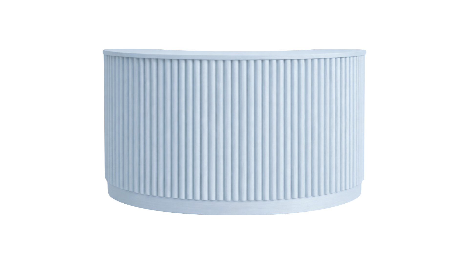 Barra medio circulo azul