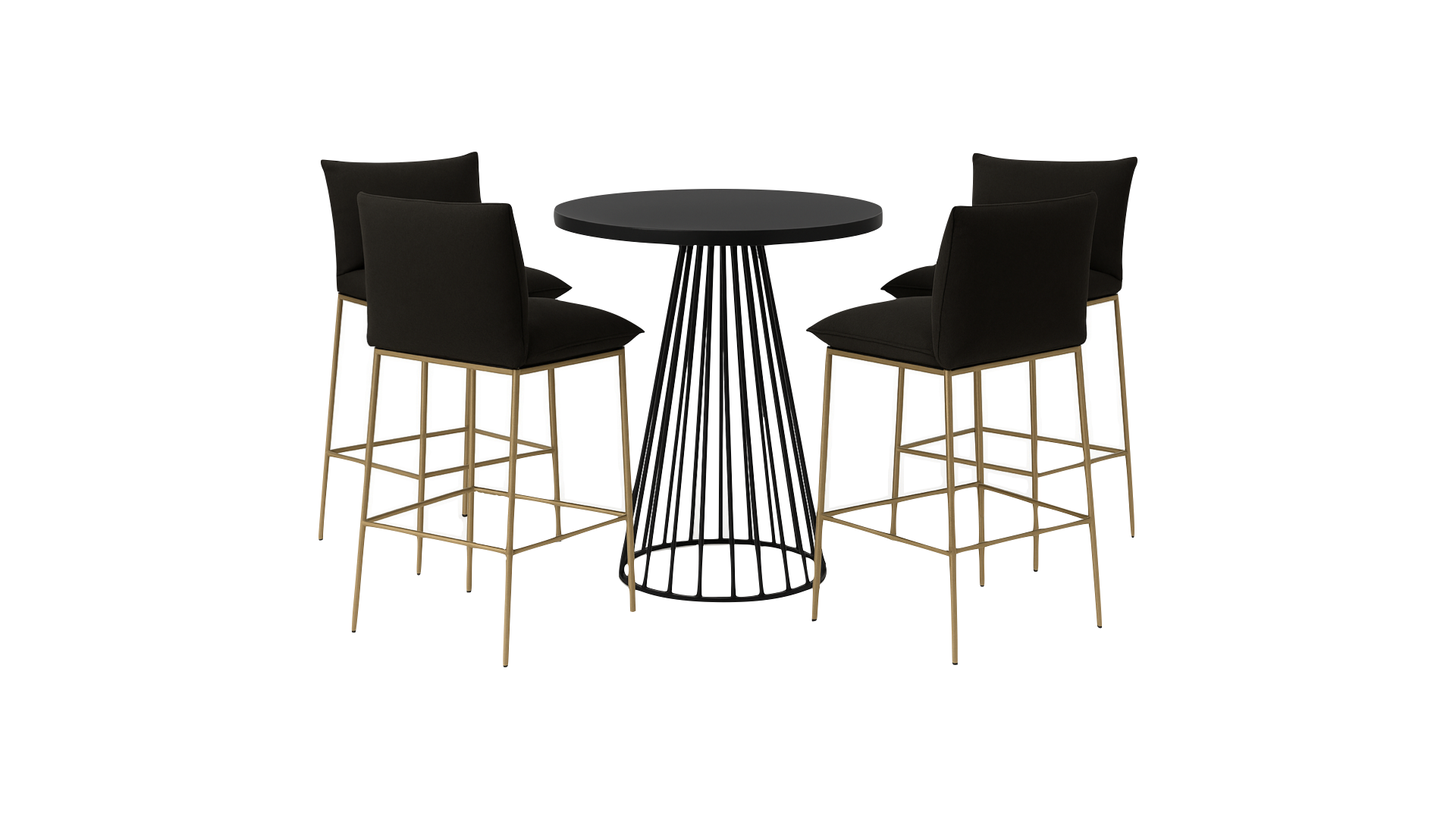 PAQUETE 4 Pax: Periquera Smith negra + Mesa negra