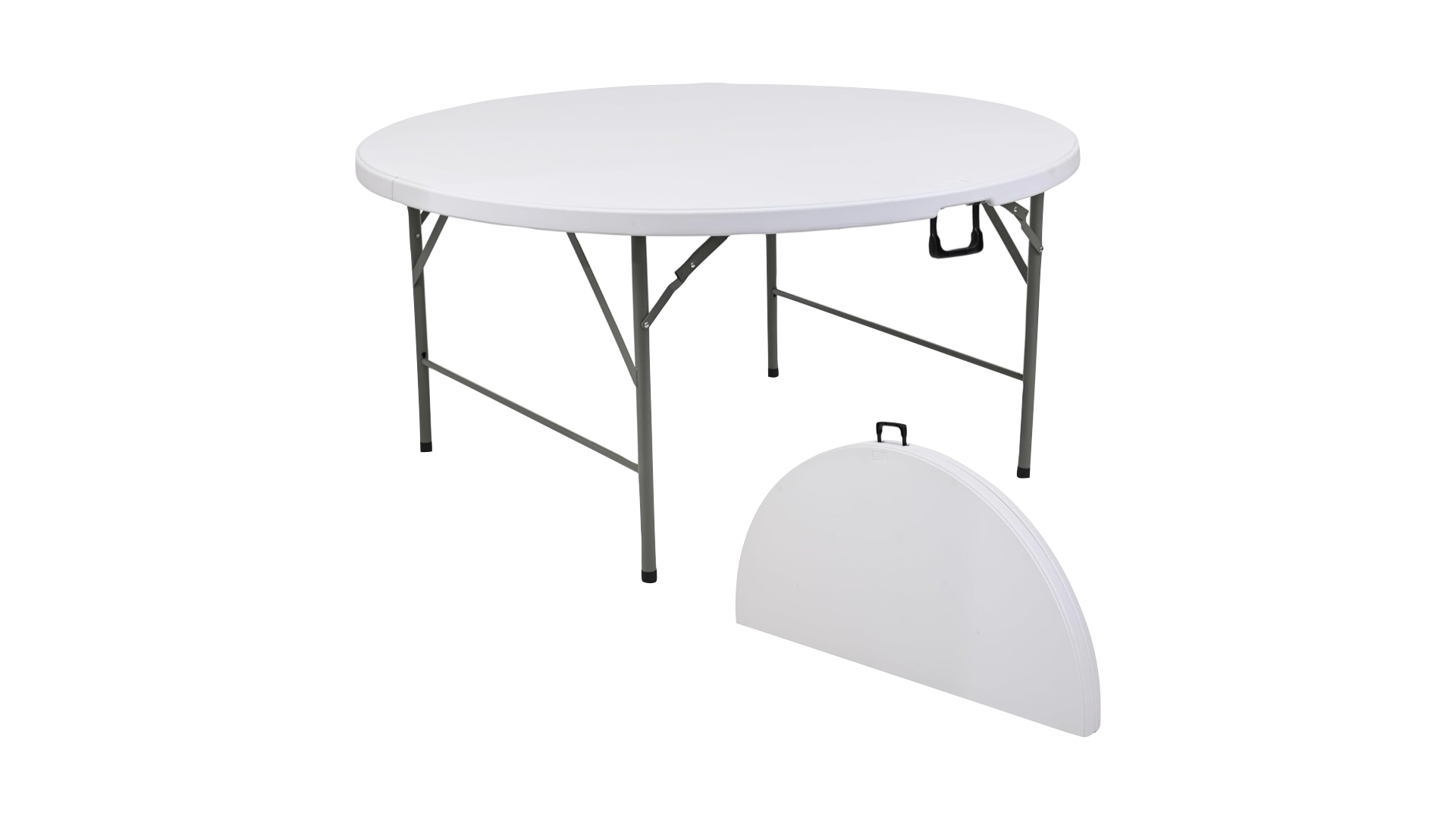 Mesa Tablón plegable circular