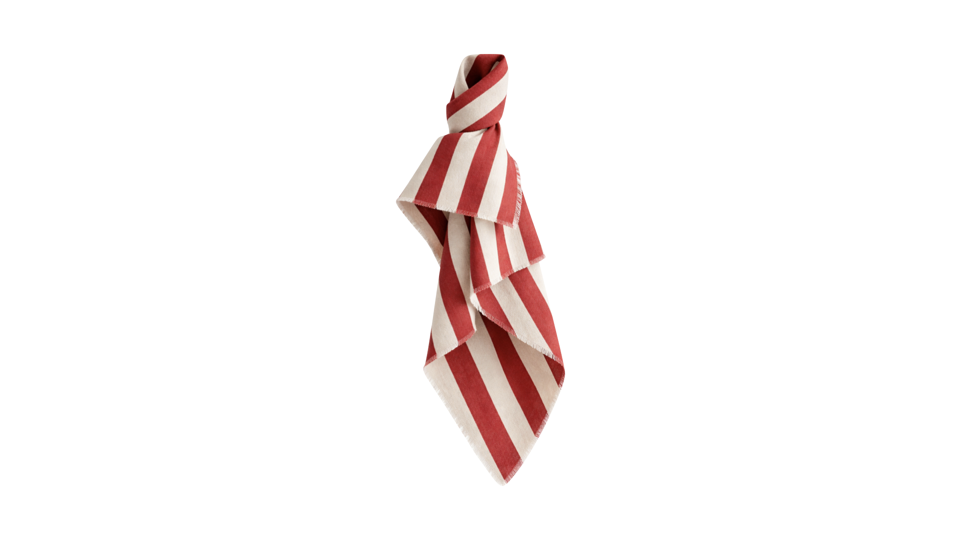 Servilleta - rayas rojo y blanco