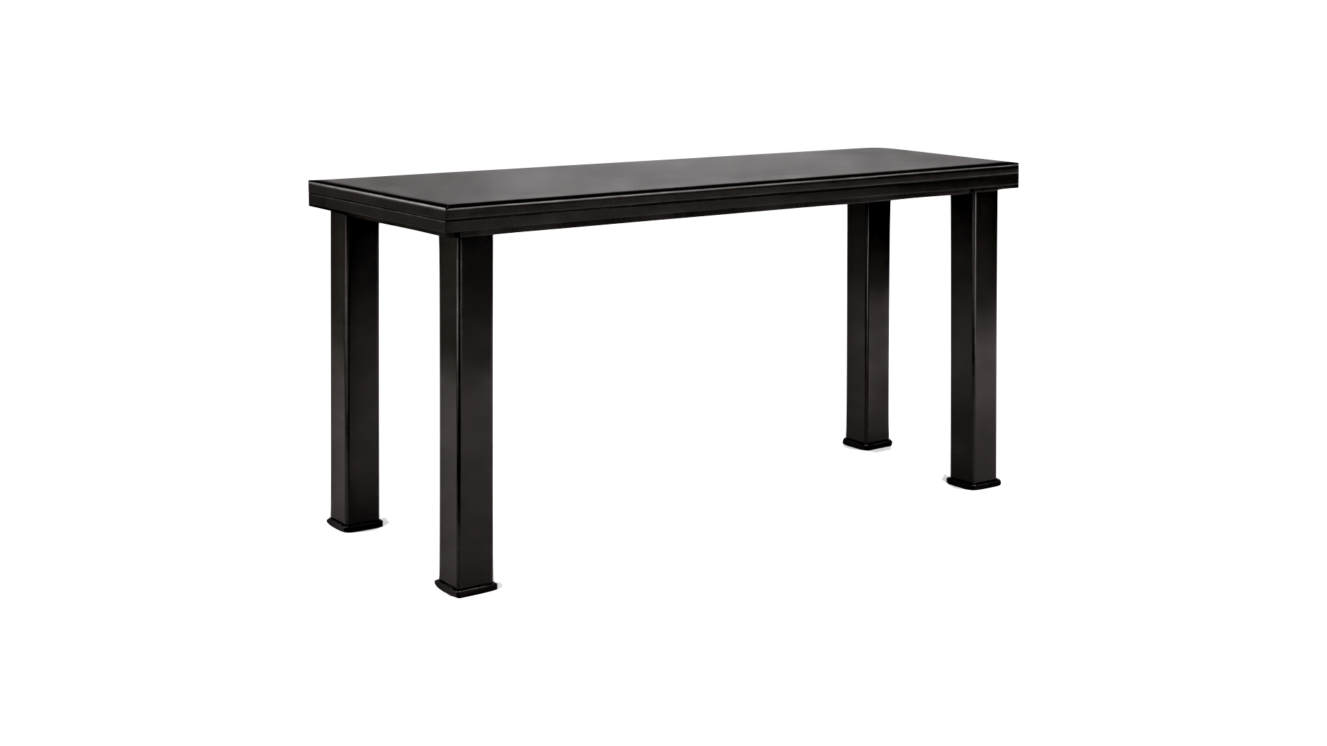 Mesa periquera rectangular - Negra