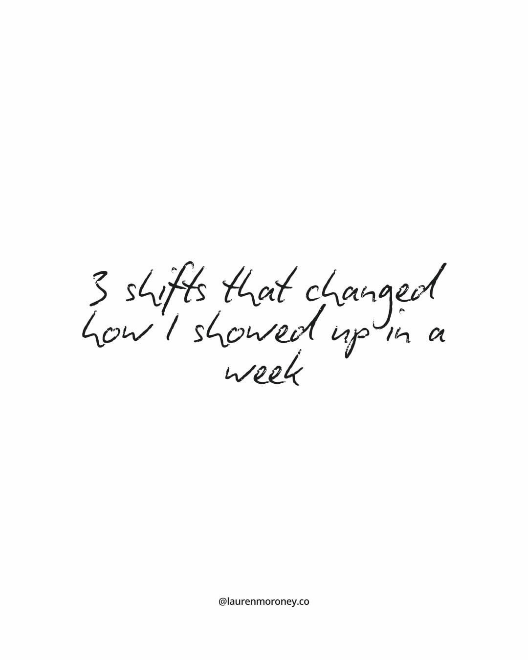 You don&rsquo;t change your life by thinking differently, you change it by stopping the pattern of self-abandonment 💋