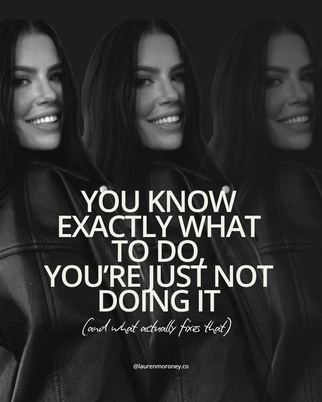 The gap between the woman who knows what to do and the woman who actually changes her life isn&rsquo;t knowledge, it&rsquo;s behaviour.

It&rsquo;s what she does when no one is watching and life is not convenient. When things are messy, when she&rsqu