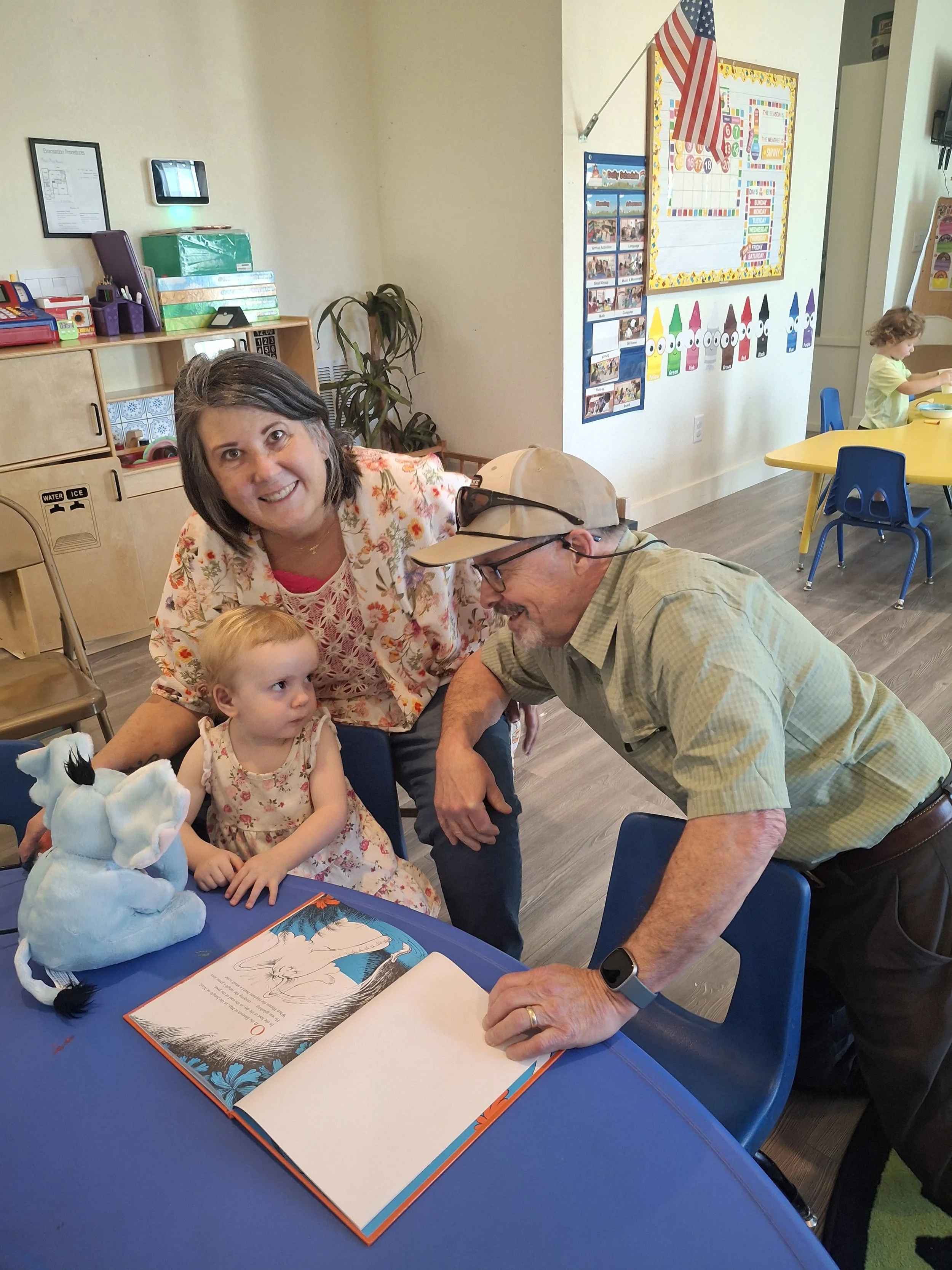 Dr. Seuss week with grandparents 