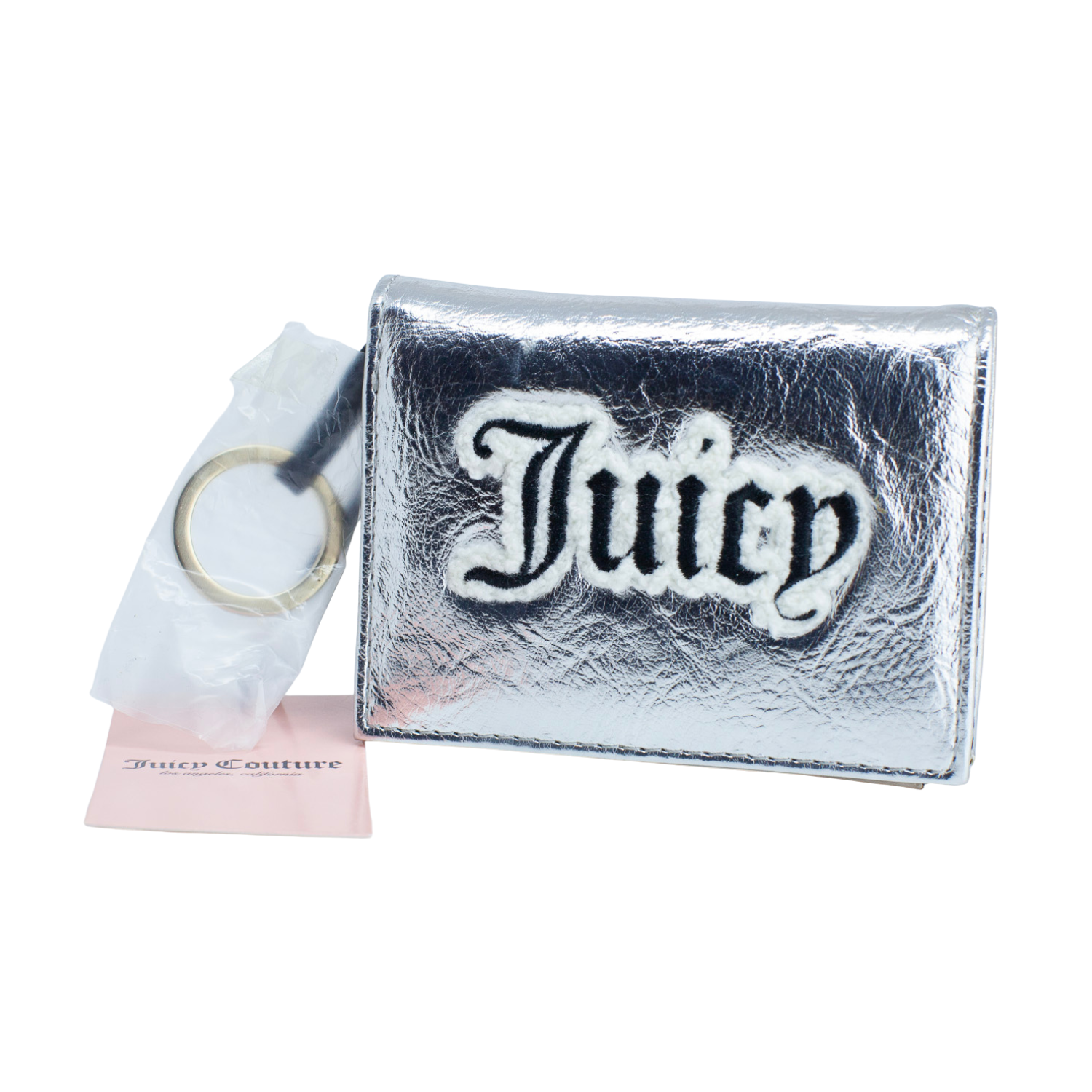 Juicy Couture Metallic Silver Wallet