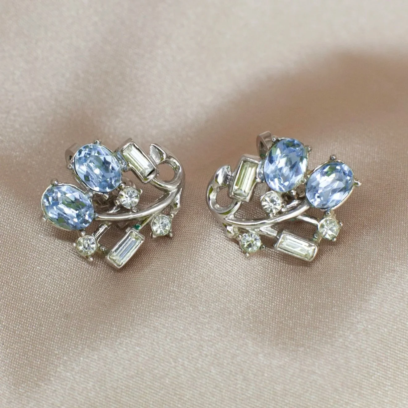 Vintage Crown Trifari Earrings