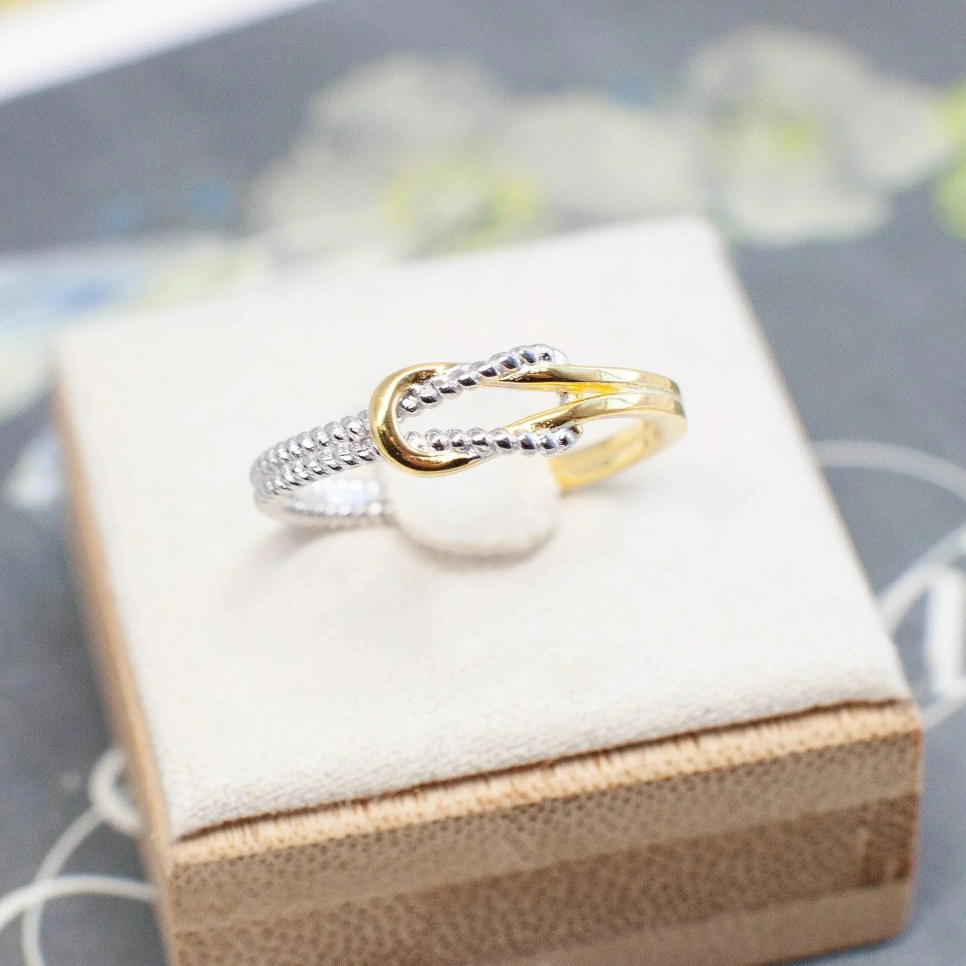 Mixed Metal Knot Ring
