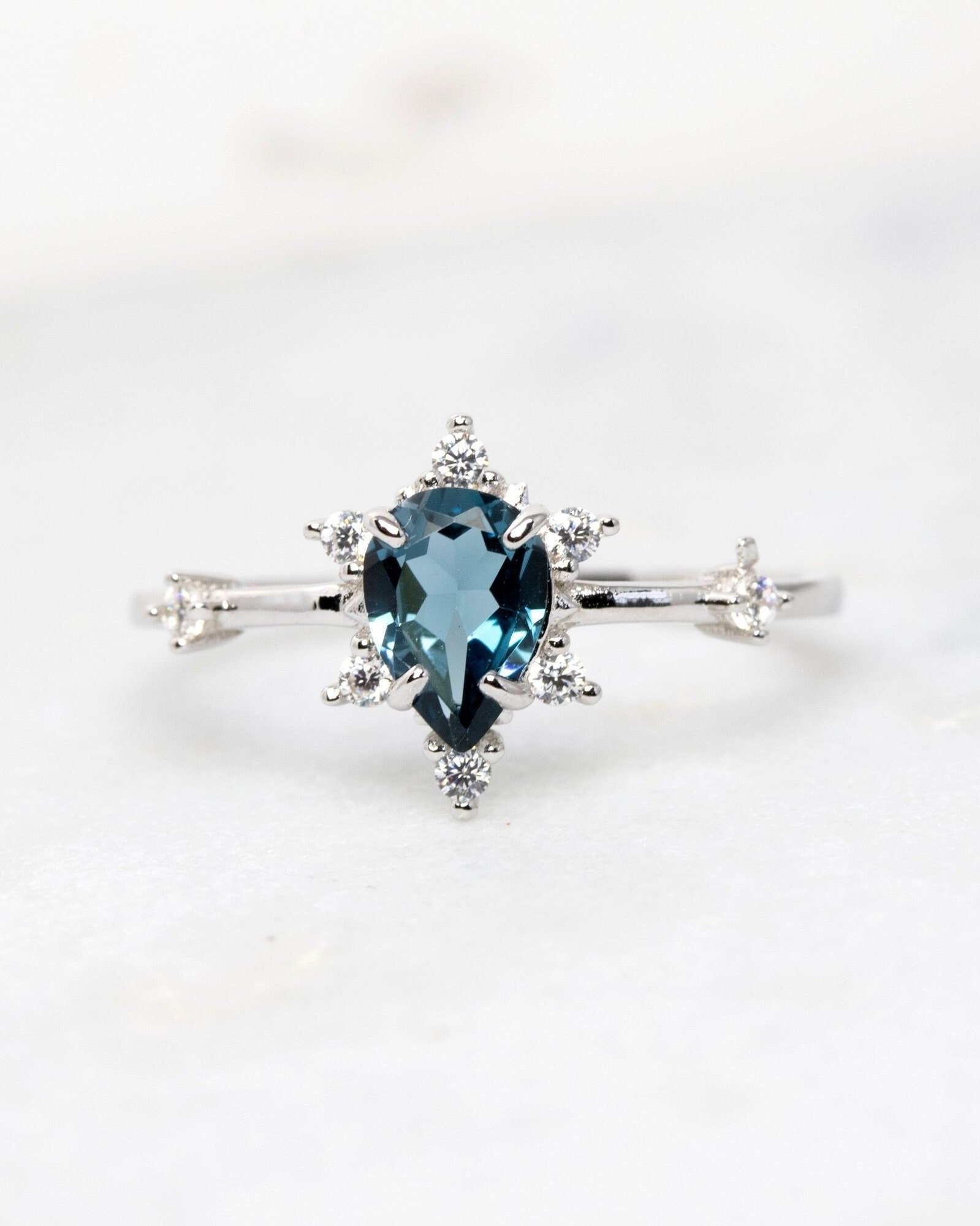 Topaz+Birthstone+Ring%2C+White+Gold+Vermeil+Gemstone+Ring%2C+Pear+Shape+Gemstone%2C+Engagement+Ring%2C+Birthday+Gift+For+Her%2C+Valentines+Day+Gift+5.jpg