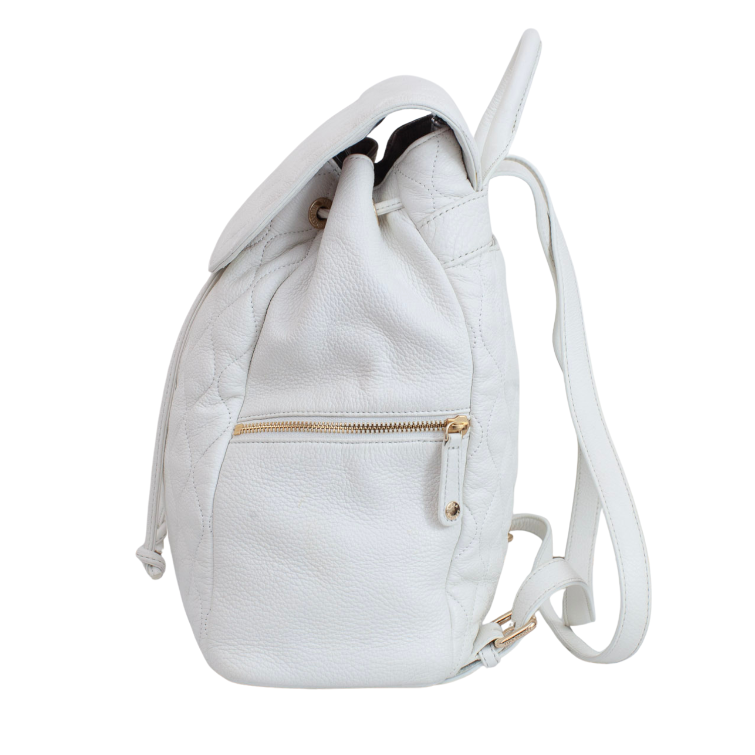 Vera Bradley White Leather Backpack.png