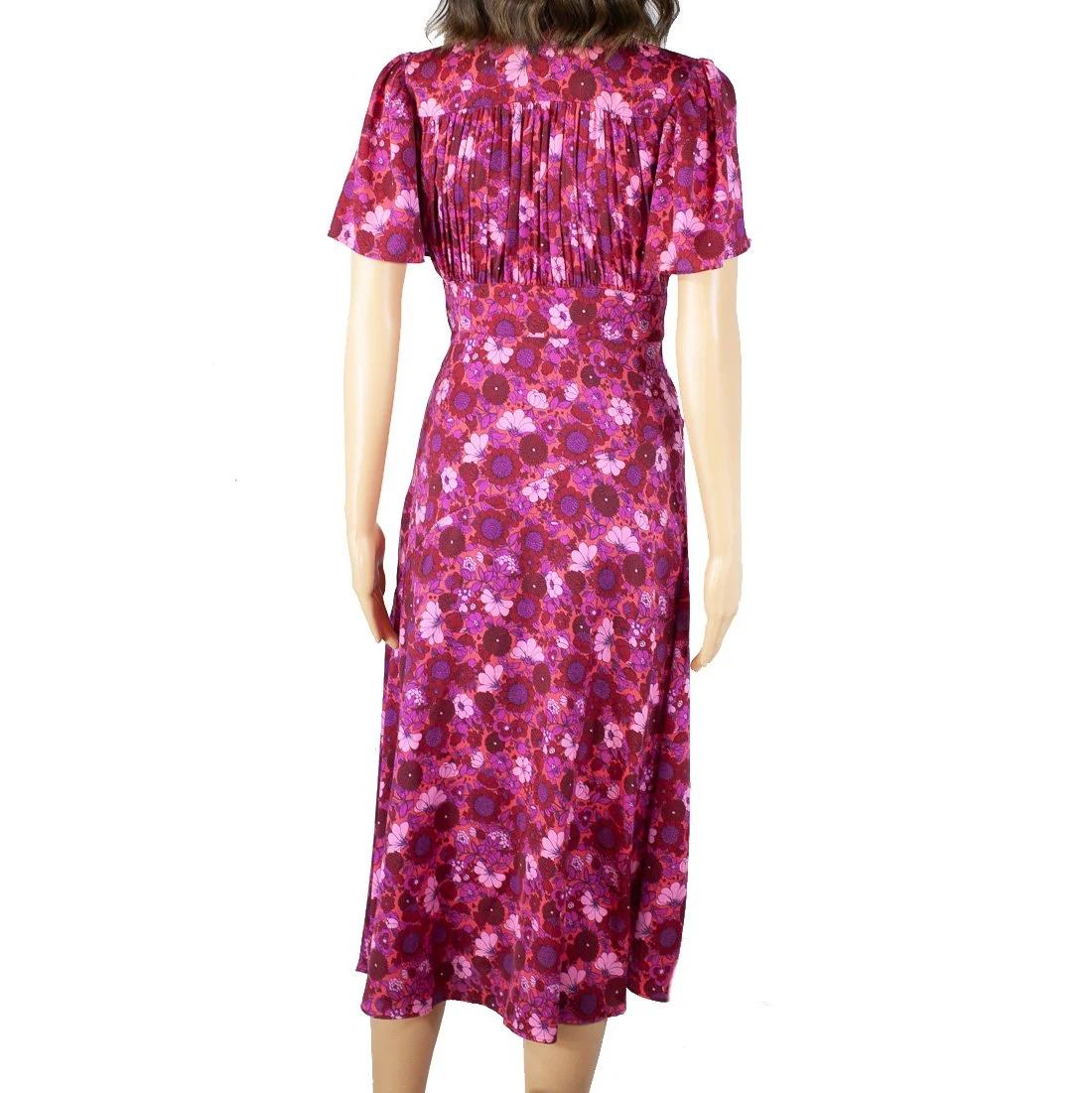 Topshop Petite Size 2 Floral Midi Dress
