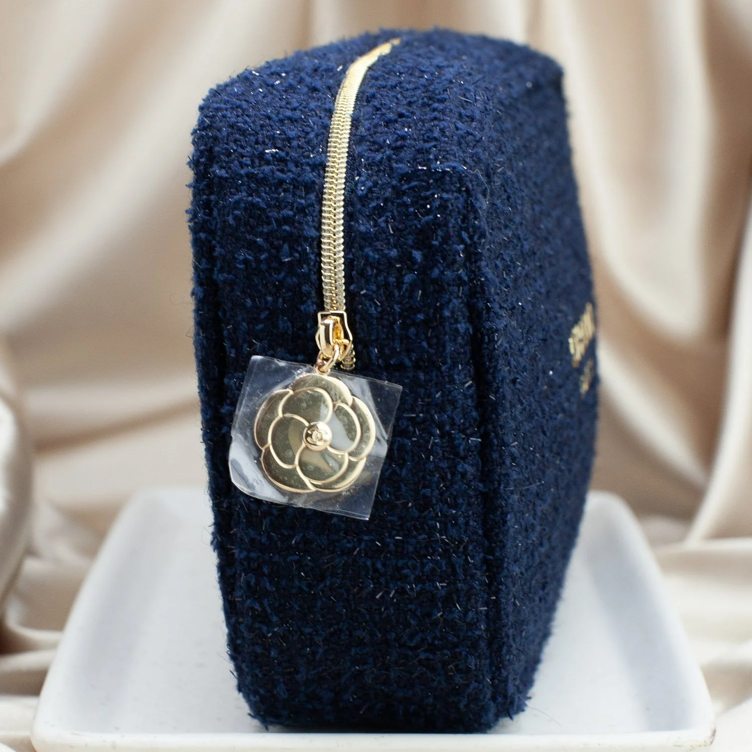 Chanel blue cosmetics bag 23456.jpg