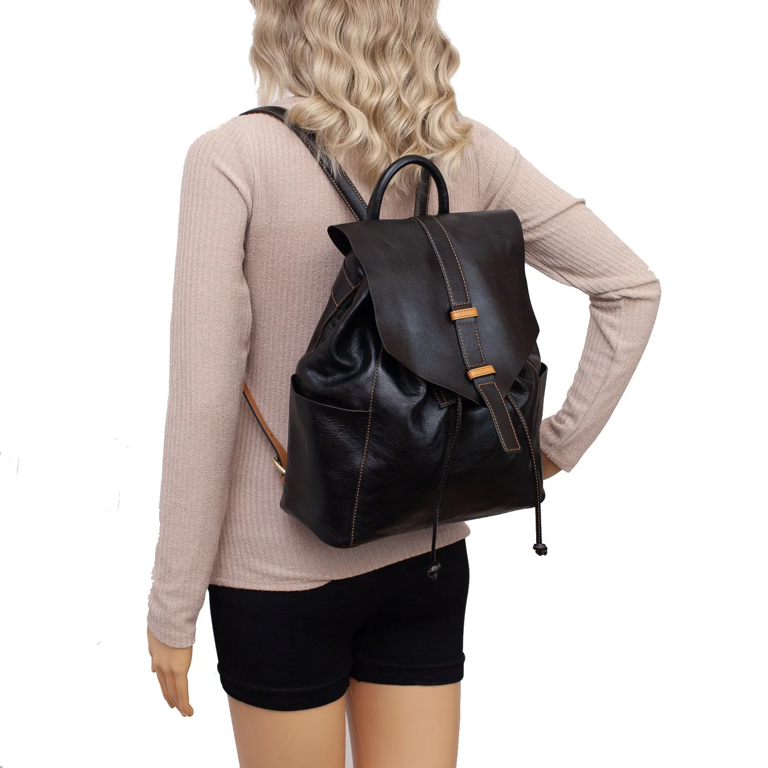 Vera Bradley Big Sky Leather Backpack