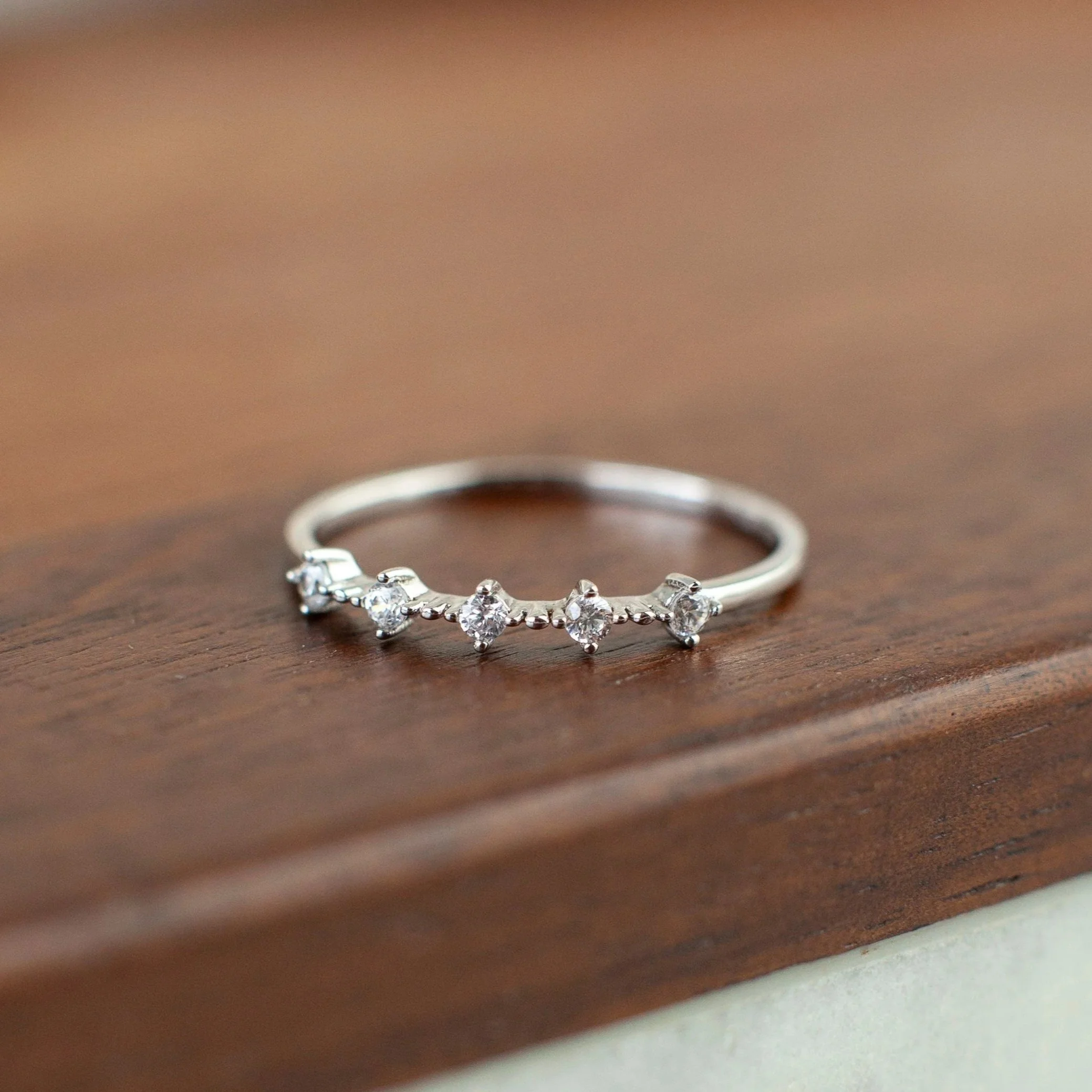 Celestial White Topaz Ring