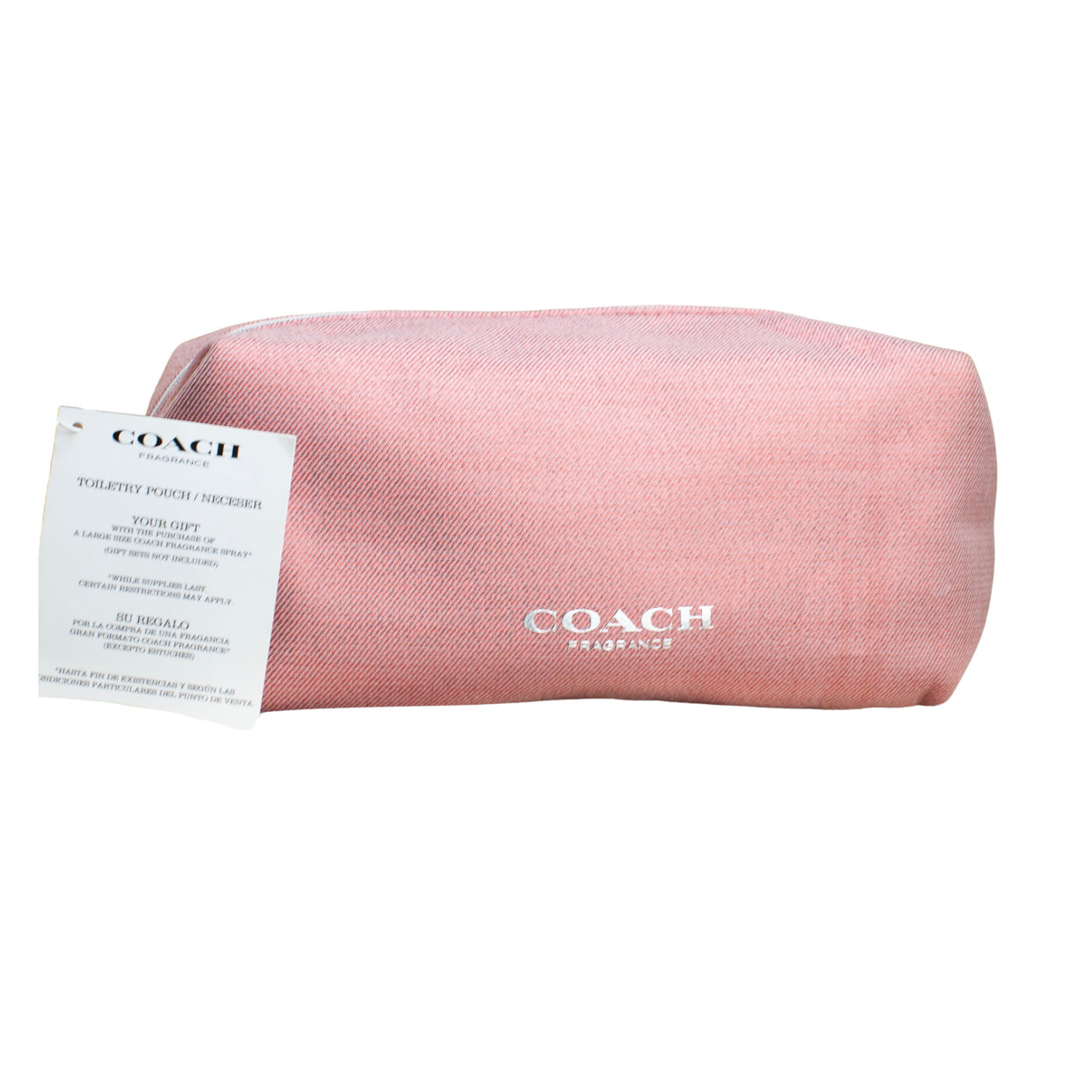 Coach Fragrance Pink Cosmetic Toiletry Pouch