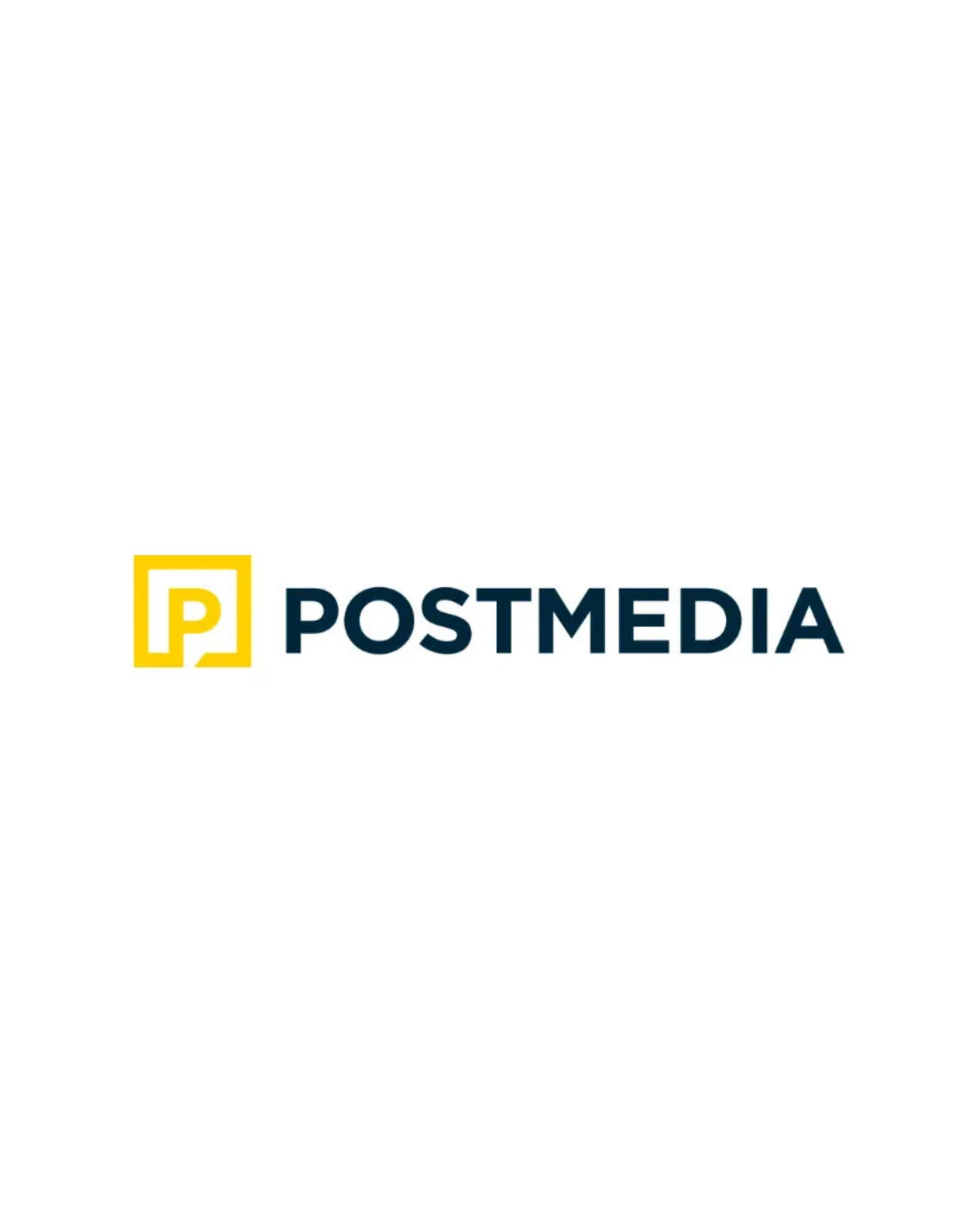 Postmedia logo with yellow and black text.