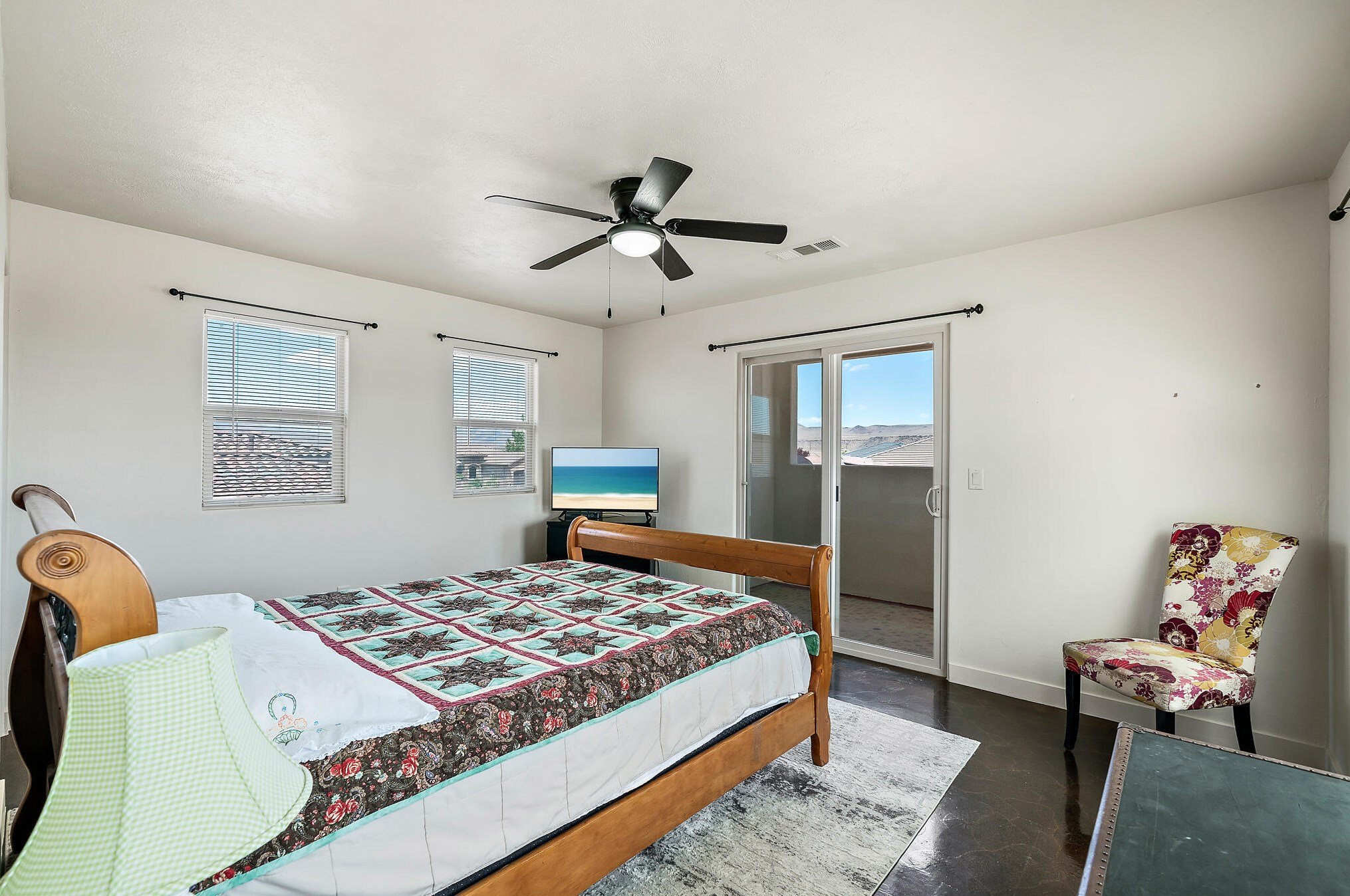 guest room with own covered balcony and own bathroom