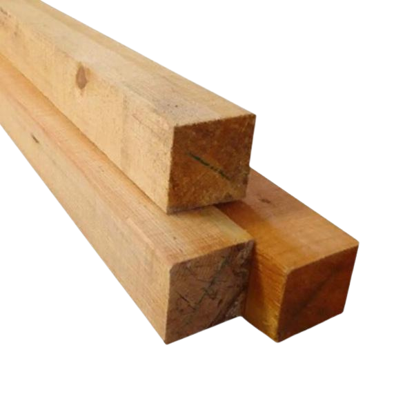 Polín Nacional de Madera 3" x 3" x 2.50 m