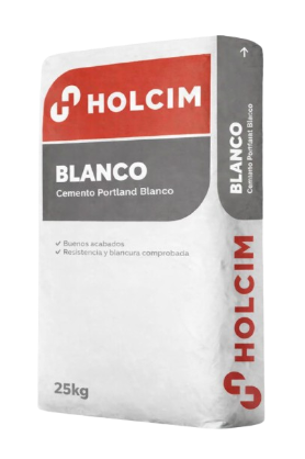 Cemento Blanco Holcim 25 Kg