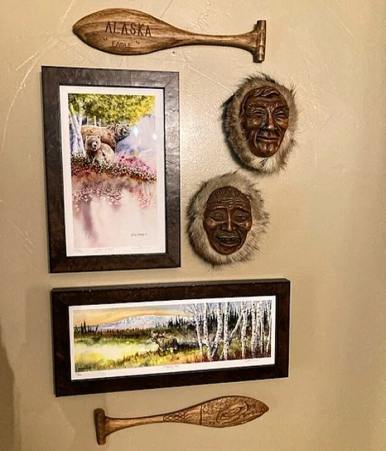 Our friend Ernestine from Leavenworth, WA, sent us this gorgeous peek into their home, where Keith&rsquo;s watercolor prints &ldquo;Sow and Cub&rdquo; and &ldquo;Stepping Out&rdquo; are beautifully framed and displayed. We love seeing how you bring a