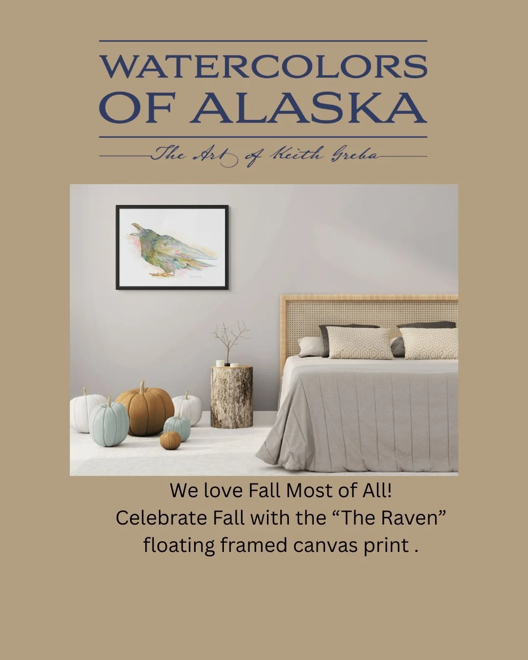 Shop fall feelings @watercolorsofalaska beautiful canvas art for beautiful homes
#watercolors #animalart #statementpiece #alaska #walldecor #fall