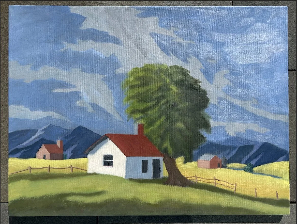 "Somebody's Farm" - Oil on canvas - 18x24 - 2026