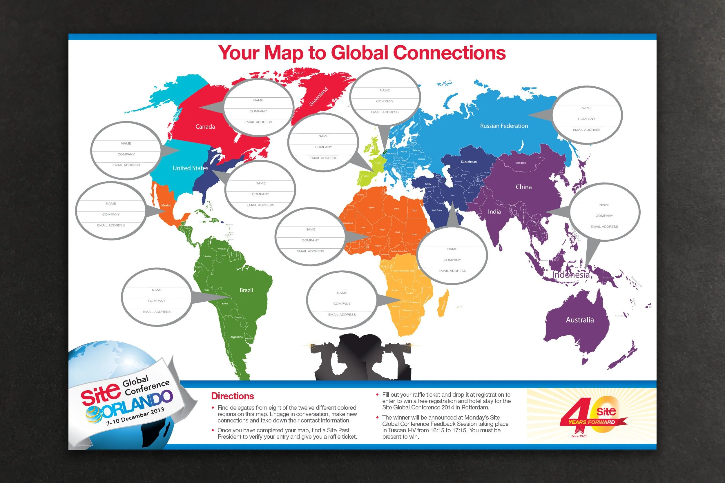 Conference Scavenger Hunt Map