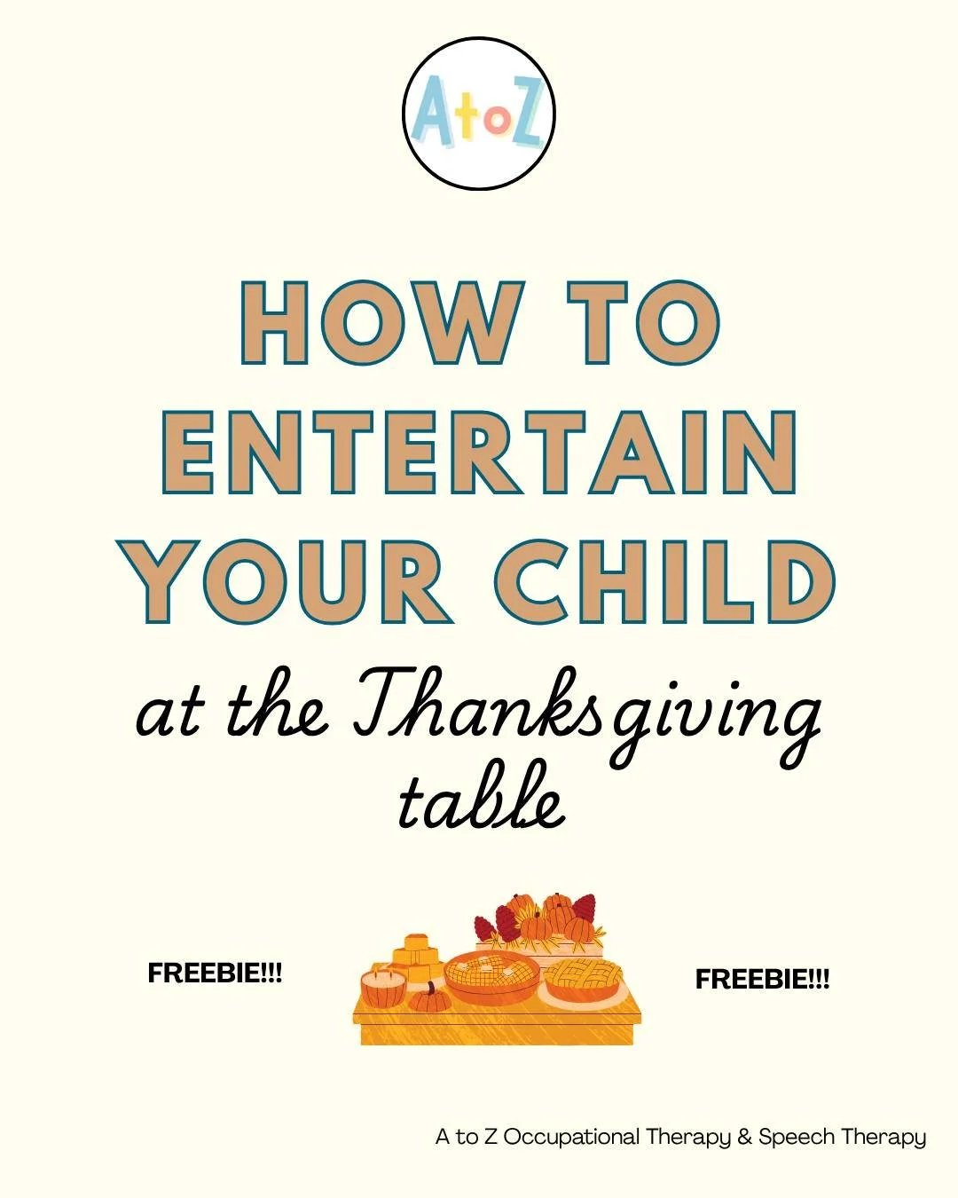 FREE THANKSGIVING LIFESAVER! 🥳

Keep those little hands busy (and off the dinner rolls!) with these Thanksgiving Coloring Placemats from Your Therapy Source!

Not only do they keep kids entertained, but they are a fantastic way to sneak in work on:
