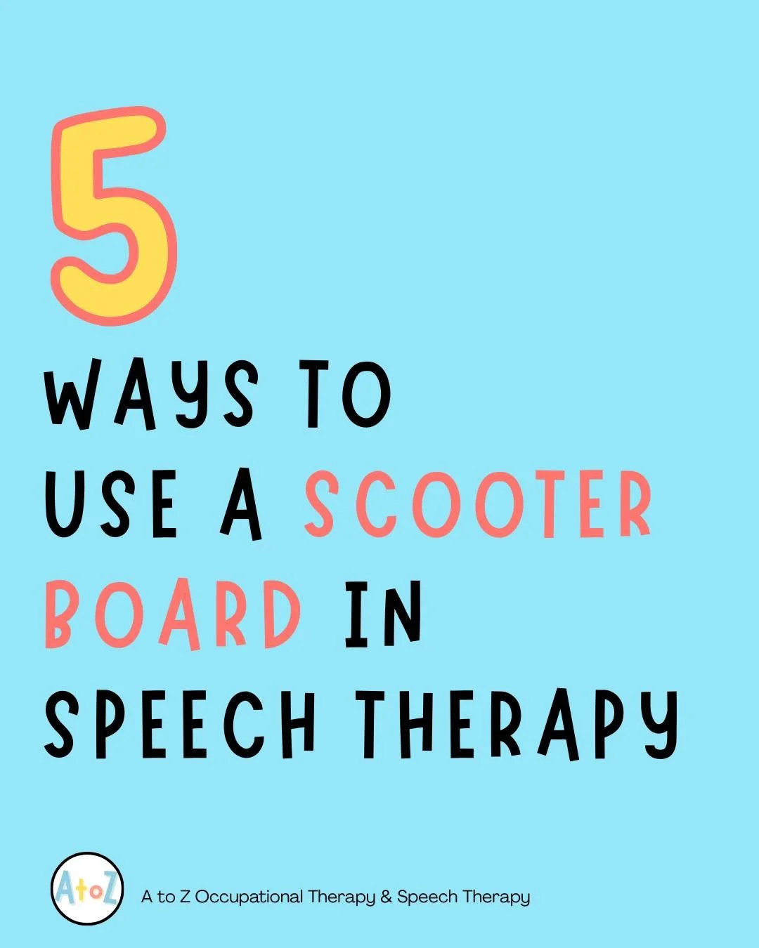 Ever wonder you can bring a scooter board into the speech room? It&rsquo;s not just for a OTs or gym teachers&mdash;it&rsquo;s a brain boost. Speech-Language Pathologists (SLPs) should know that movement and language are deeply interconnected. When a