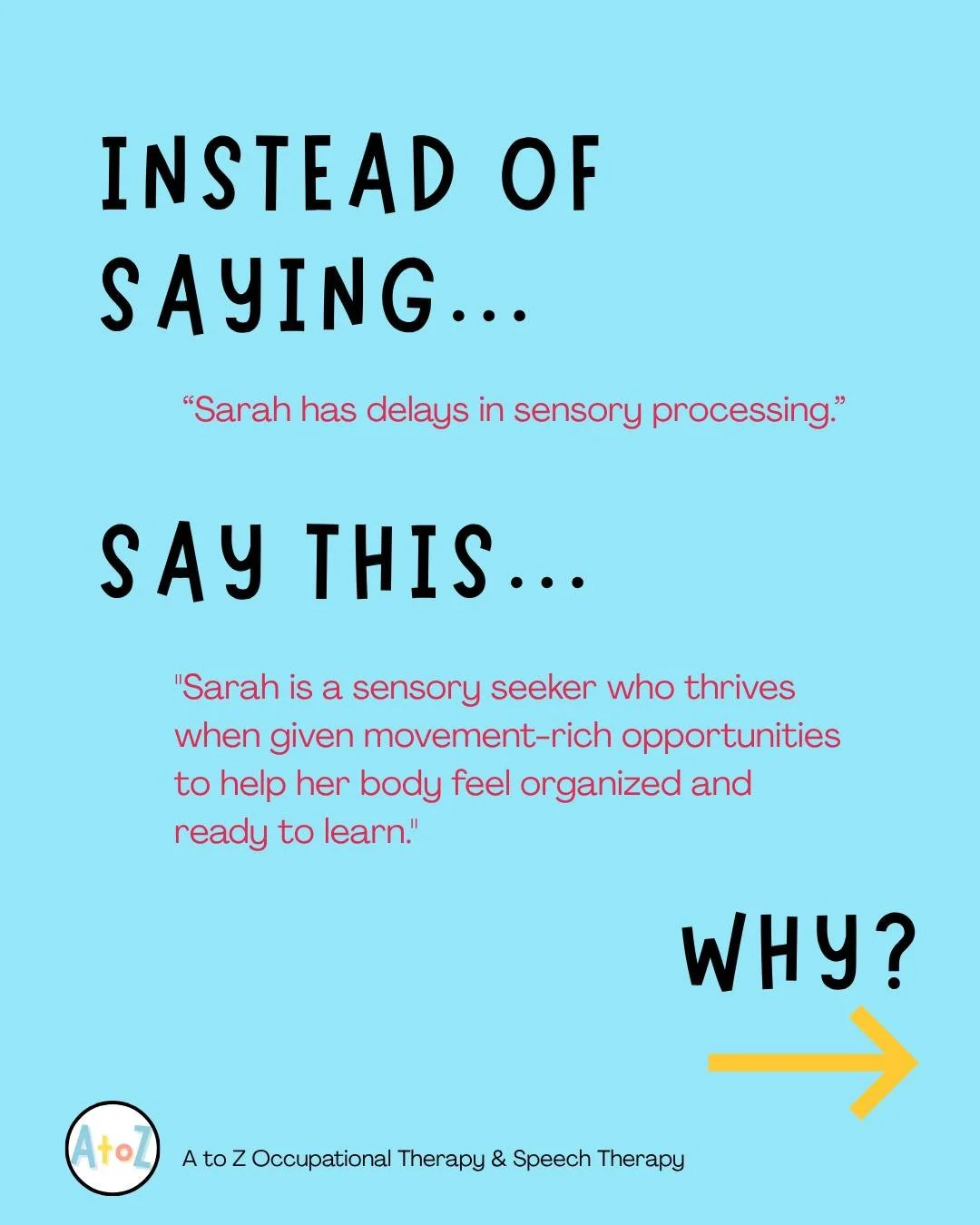 Words have power. When we shift from a deficit-based model to a strength-based approach, we change the way we see the child&mdash;and more importantly, how they see themselves. ✨

In an IEP report, a simple shift in language can turn a "problem&