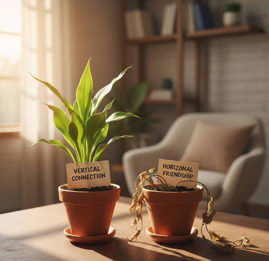 Horizontal Friendships vs. Vertical Connection