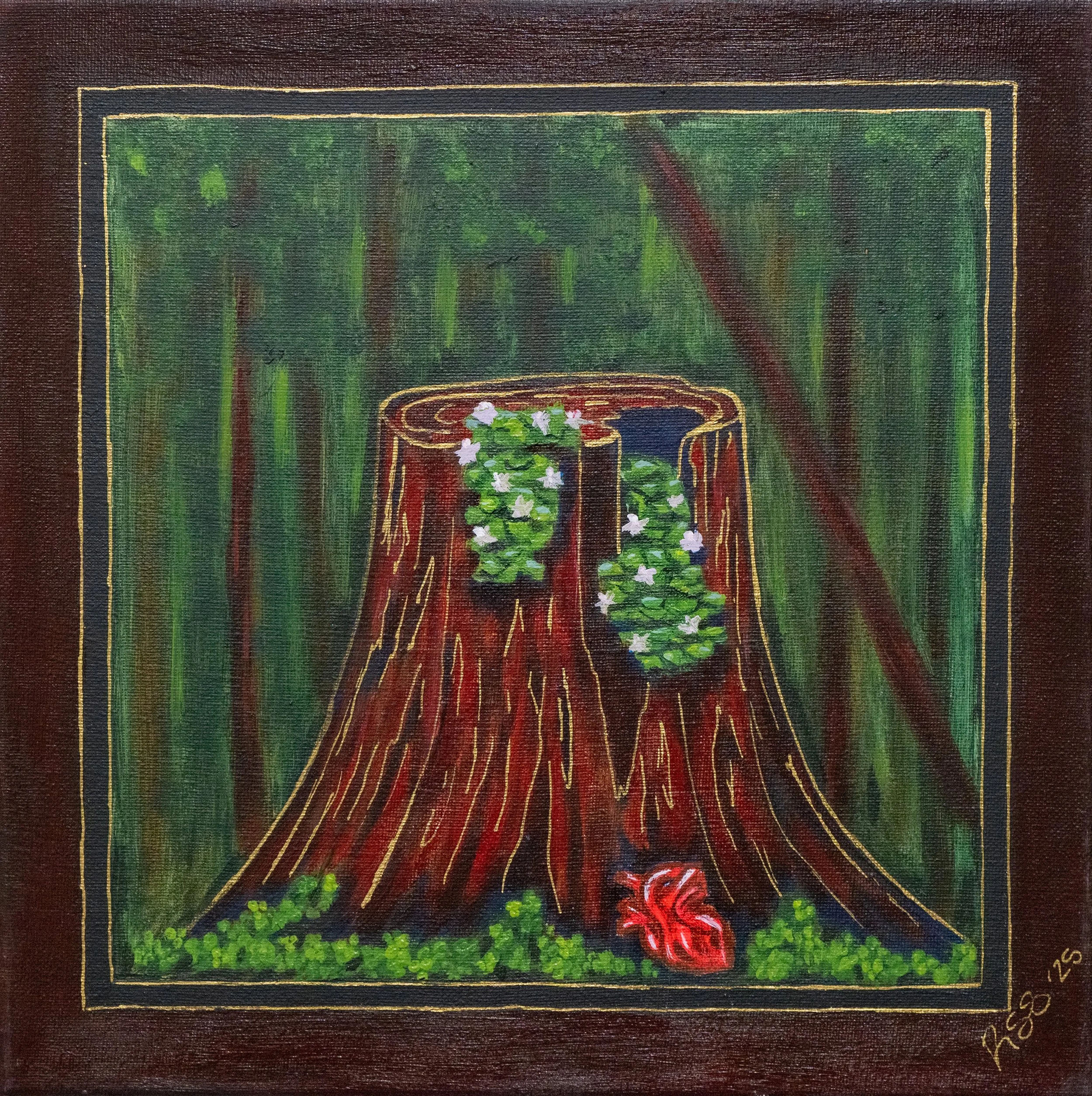 Abandoned 2025
Acrylic on Canvas 
12"x12"