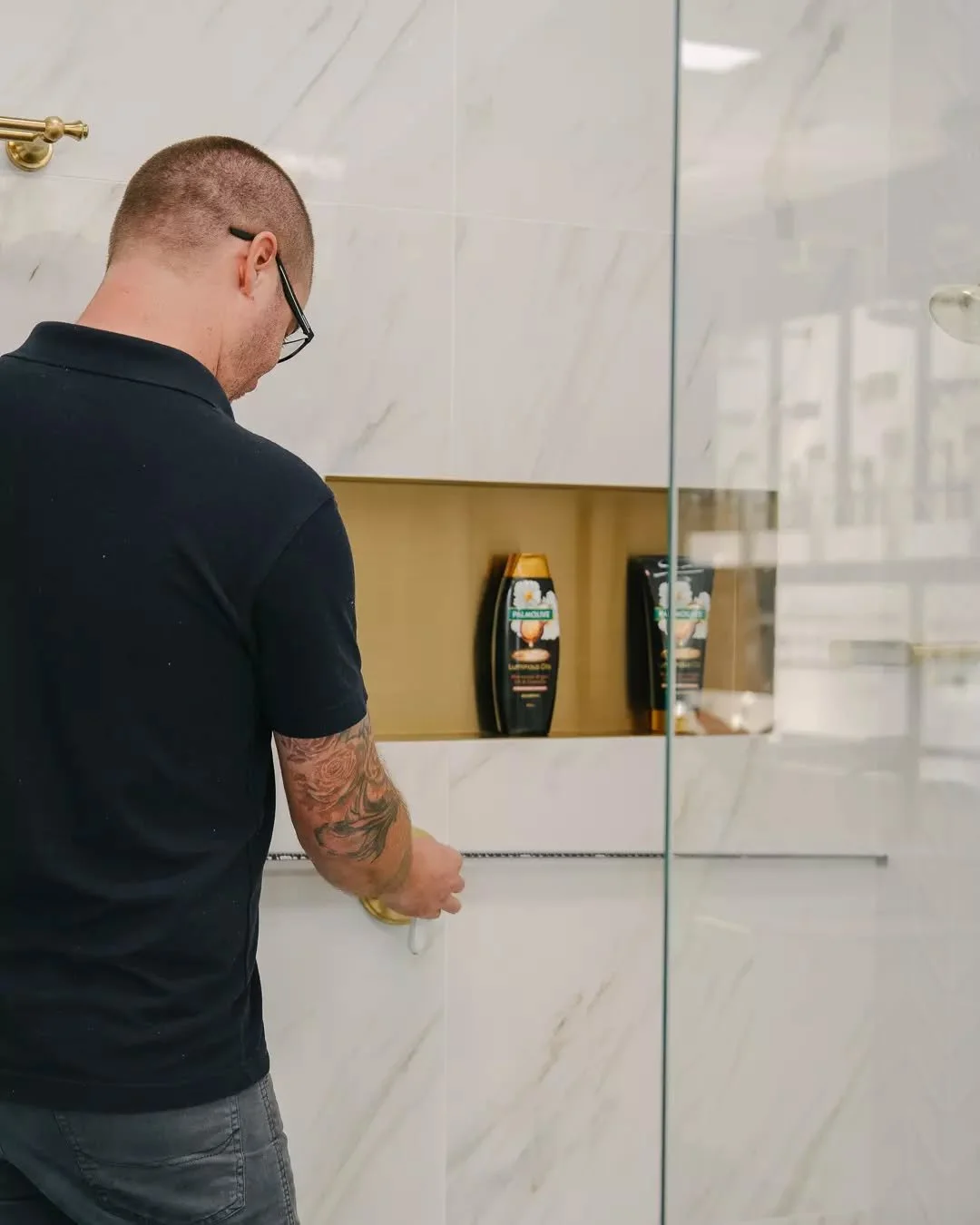 Every detail matters. Our team makes sure your bathroom not only looks good but functions perfectly too. 🔧✨ #BathroomRenovation #BathroomDesign #BathroomBuilders