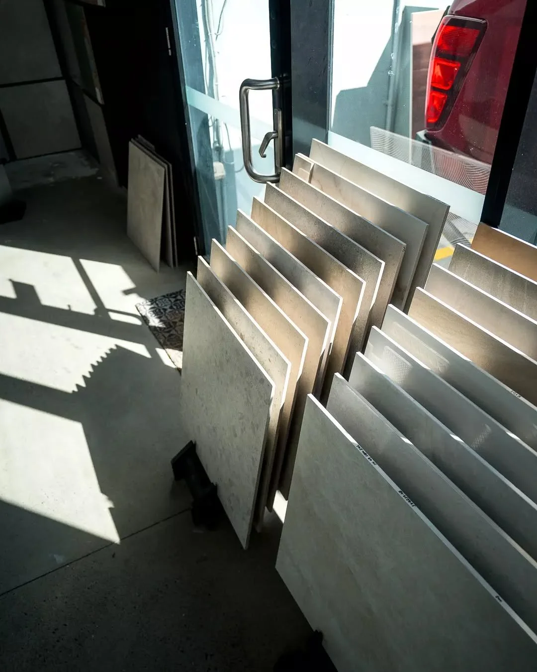 Before the install&hellip; it&rsquo;s all about laying it out and getting it right. #tileselection #renovationjourney #interiorideas #bathroomreno #designprocess