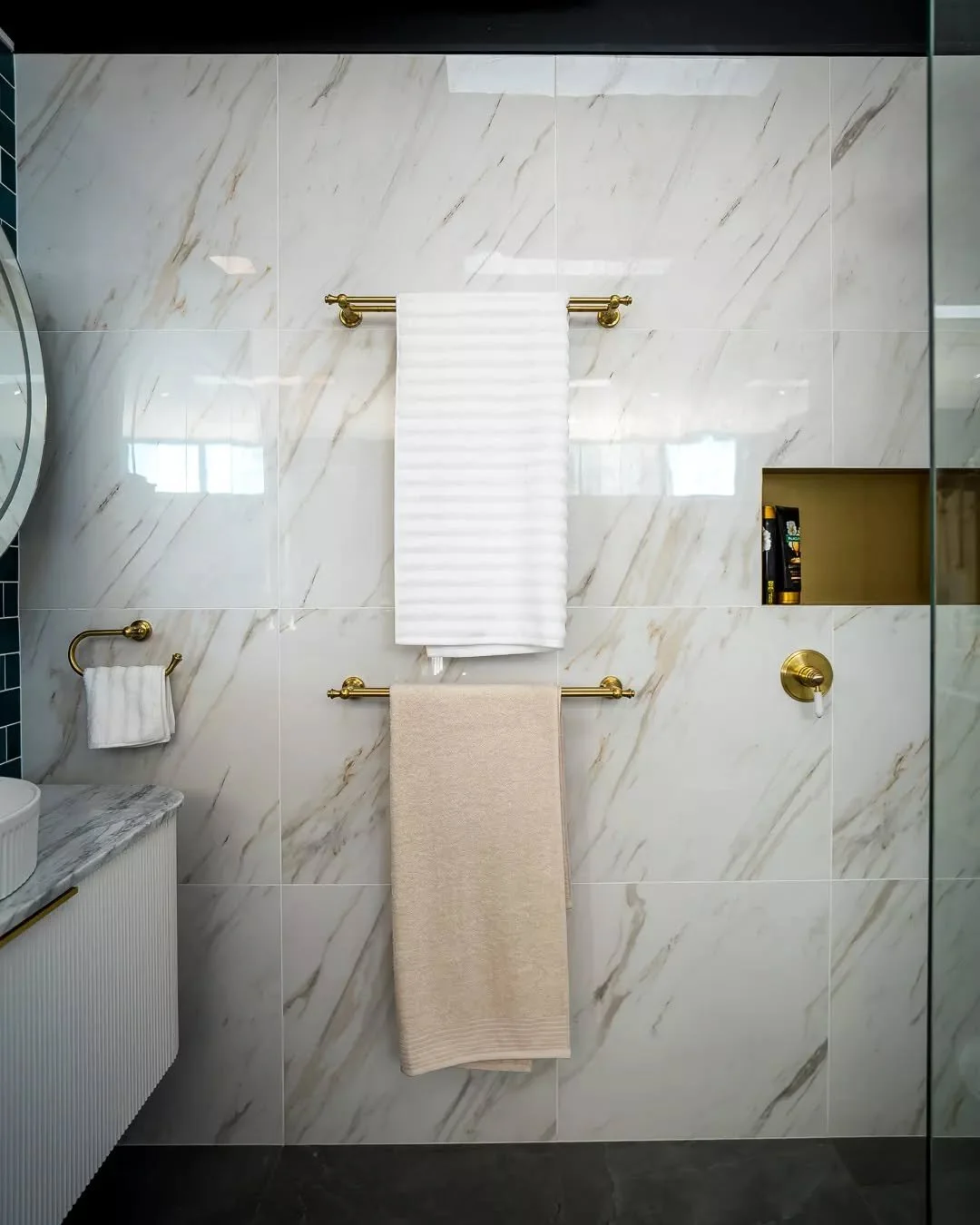 This is what happens when the details actually get done right. #bathroomgoals #luxurybathroom #interiorinspo #renovationideas #designmatters