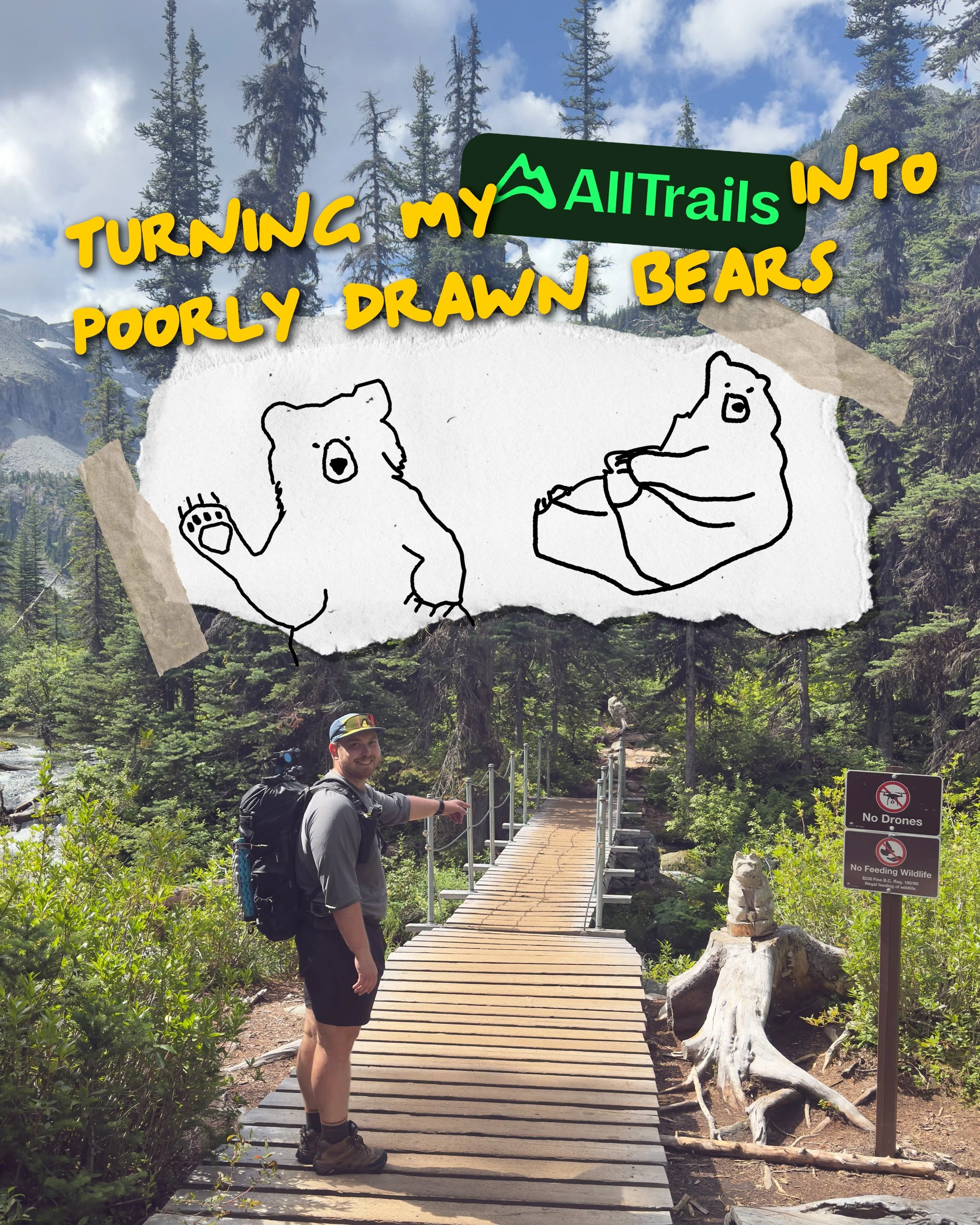 Need name suggestions for these guys

The bears are waking up and they are hungry. Make sure to be bear aware this summer and remember to practice no trace for both environmental and habitat preservation.