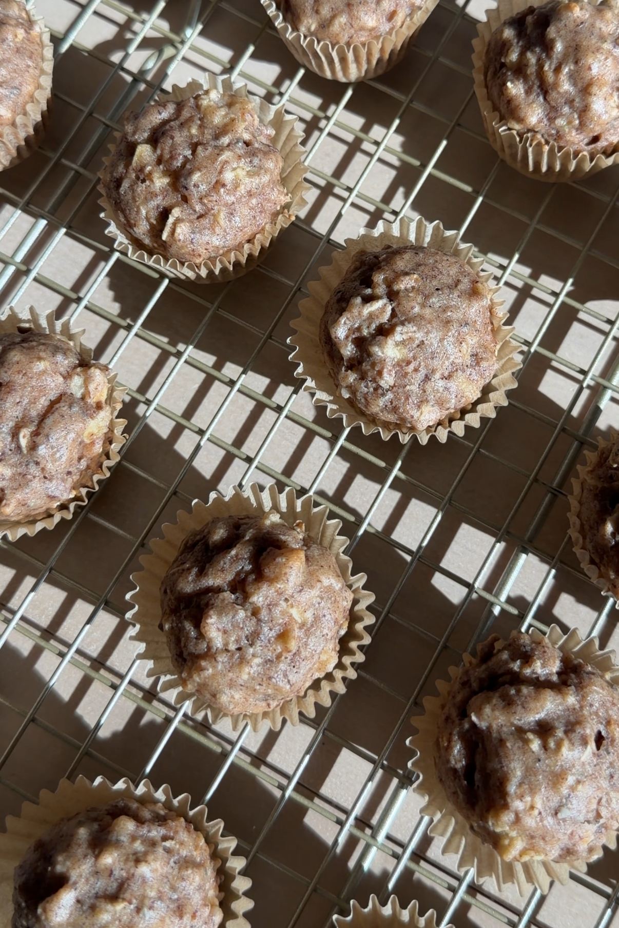 Healthy Apple Cinnamon Super Seed Mini Muffins