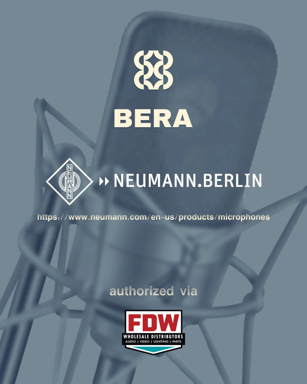Neumann: Authorized dealer for Neumann studio microphones and reference monitors. Curated for bespoke listening rooms and recording facilities by BERA Solutions, Savannah, GA.