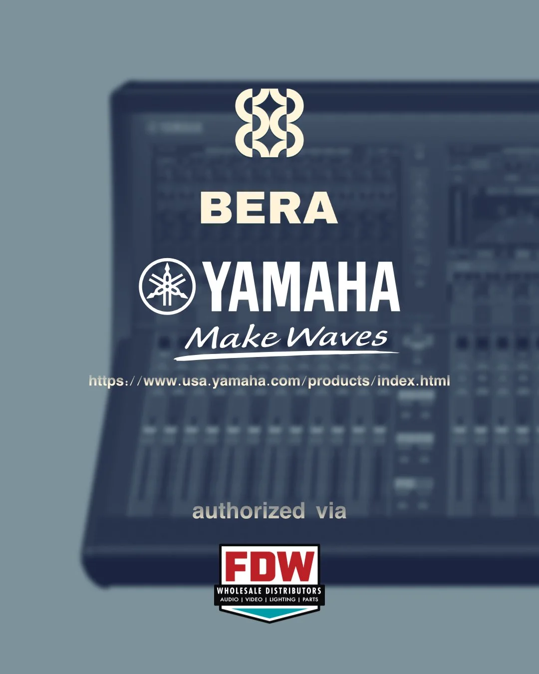 Yamaha Audio: Authorized systems integration of Yamaha Pro Audio mixing architectures and DSP. Commissioned for large-scale facility networks and venues by BERA Solutions in Savannah, GA.