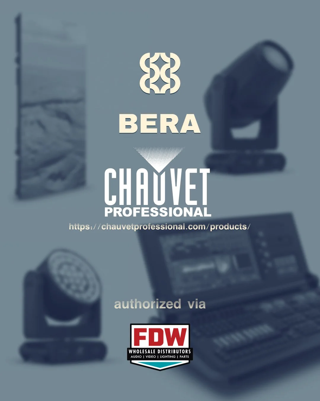 Chauvet Pro Lighting: Authorized systems integrator for Chauvet Professional lighting systems. Specified and deployed for commercial venues and Division 27 production infrastructure by BERA Solutions, Savannah.