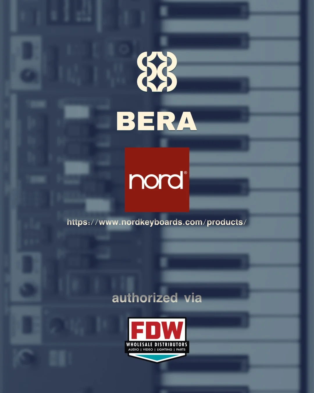 Nord Keyboards: Authorized B2B procurement of Nord Keyboards for professional studio and live backline outfitting. Integrated by BERA Solutions for commercial venues in Savannah, GA.