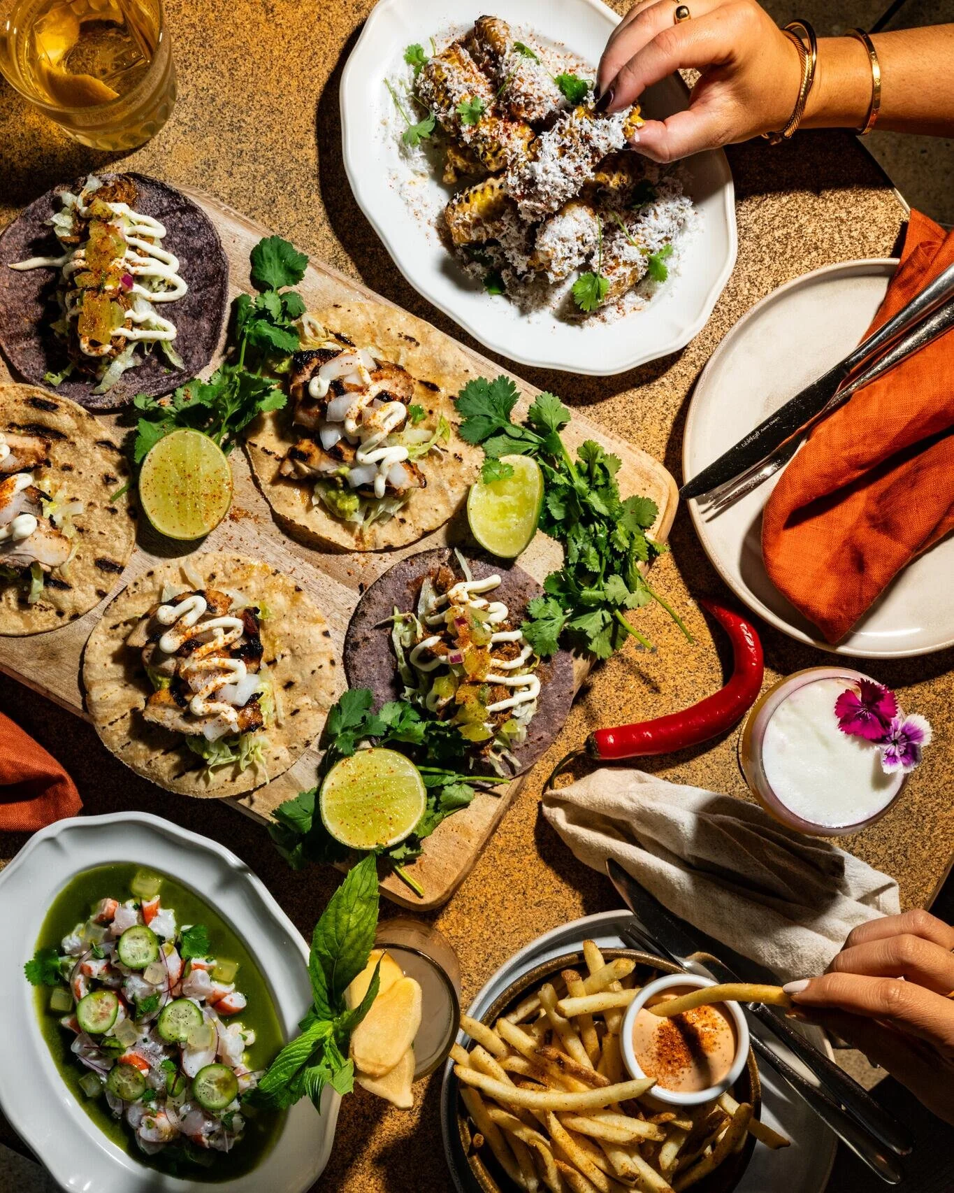 Award-winning Chef Han Chen brings produce-driven Mexican dishes to life, bursting with bold, modern flavour to Melba's Rooftop 🌮

Designed to share and savour - from 12-hour slow-braised pork tacos to seafood ceviche with @donjuliotequila jelly, pe