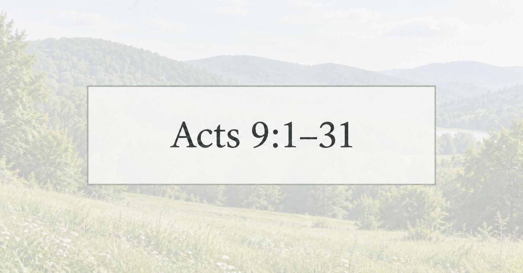 When God Changes a Life