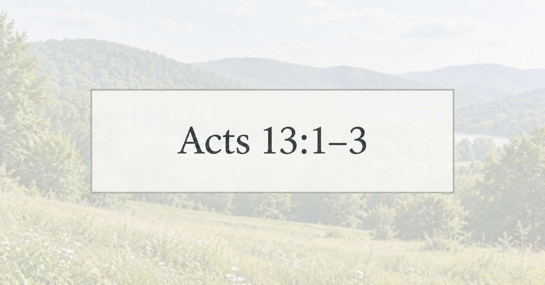 One Church One Mission