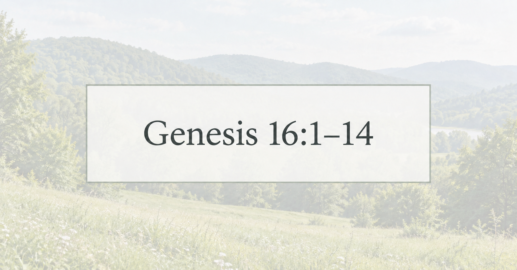The God Who Sees Me: Finding Peace in the Gaze of El Roi